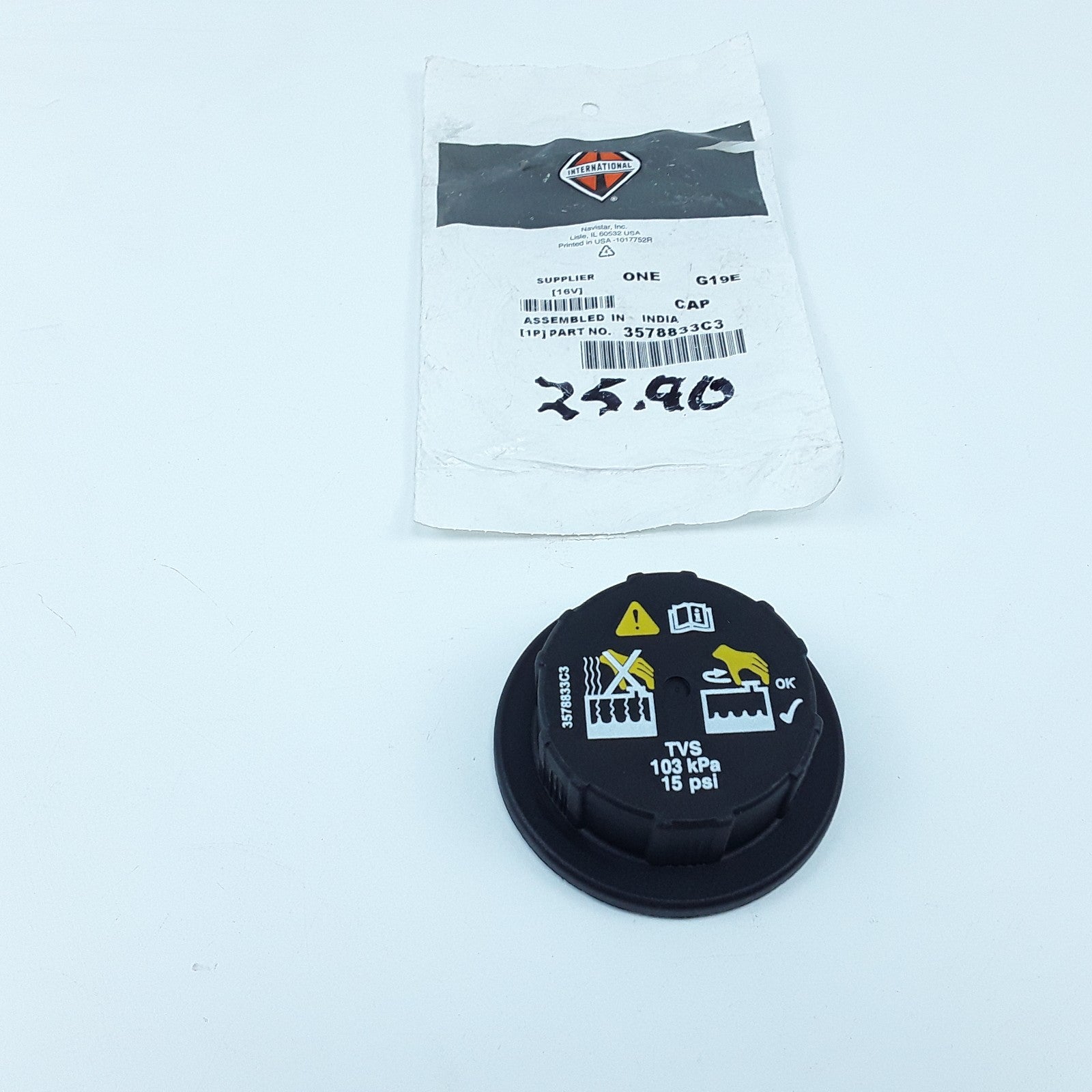 Engine Coolant Reservoir Cap Fits International Ford Buick Cadillac (1991-2022)