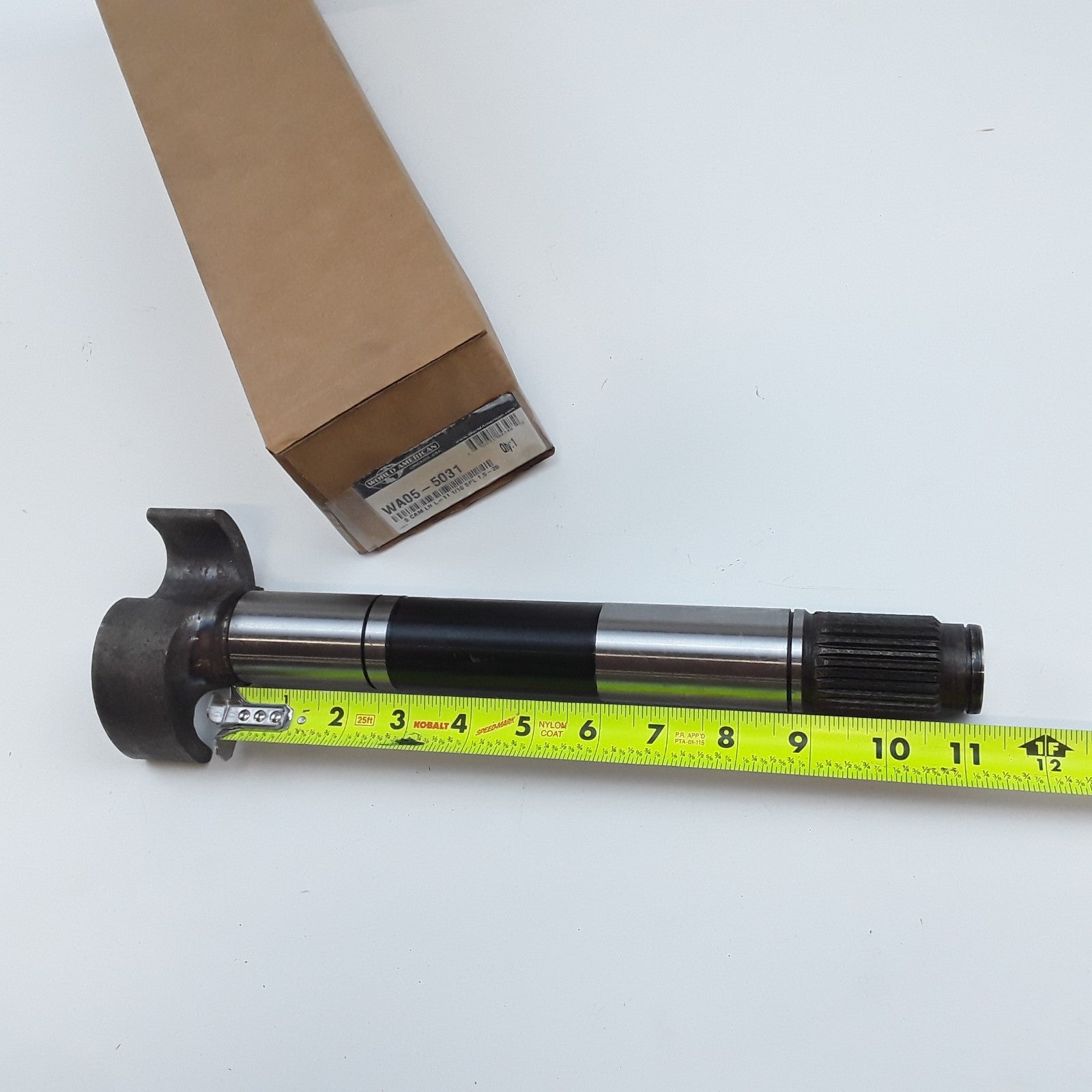 World American WA05-5031 Left Air Brake Camshaft 11-1/16" Length For Trailer