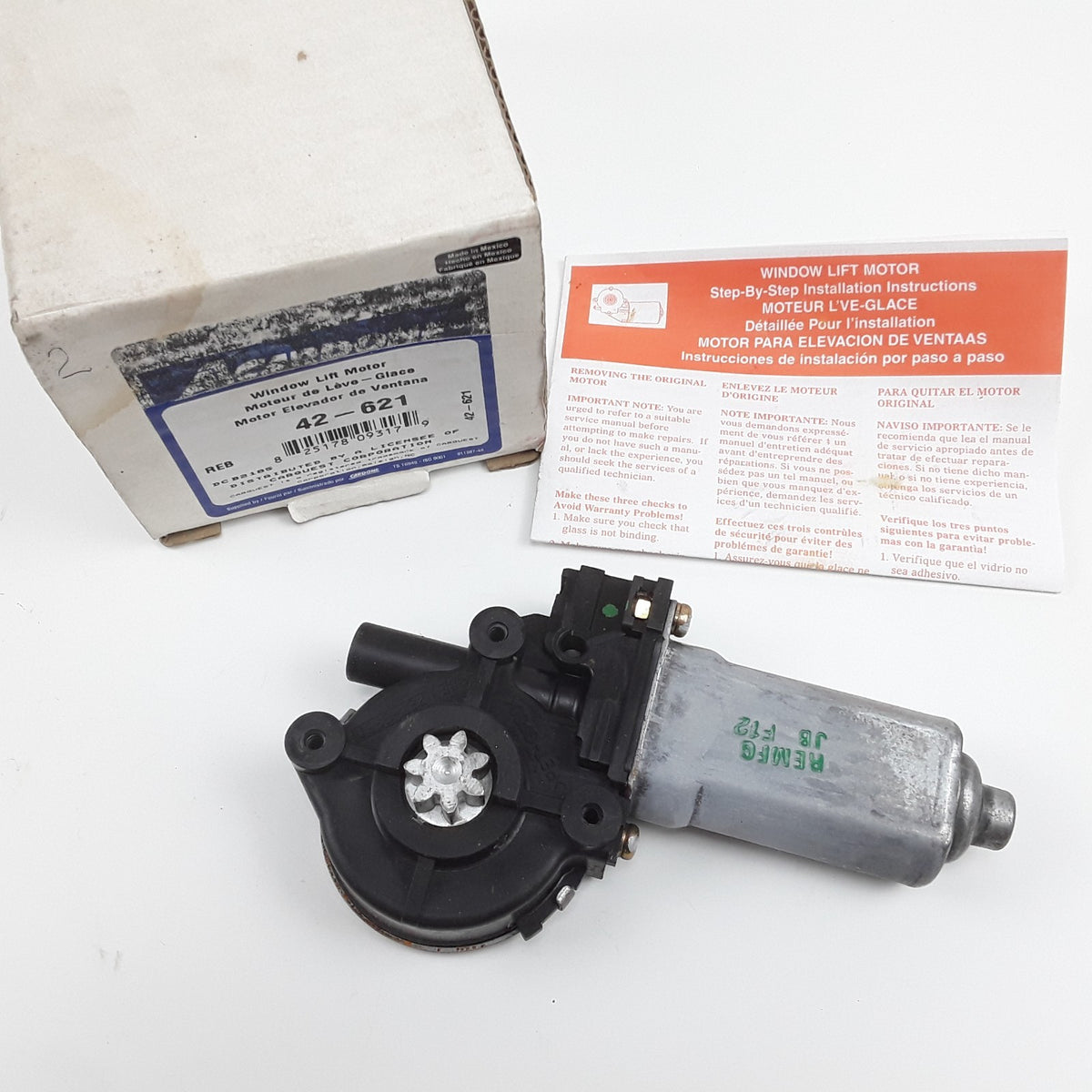 Cardone 42-621 Front Rear Right Power Window Motor Fits Dodge Chrysler 1998-2004