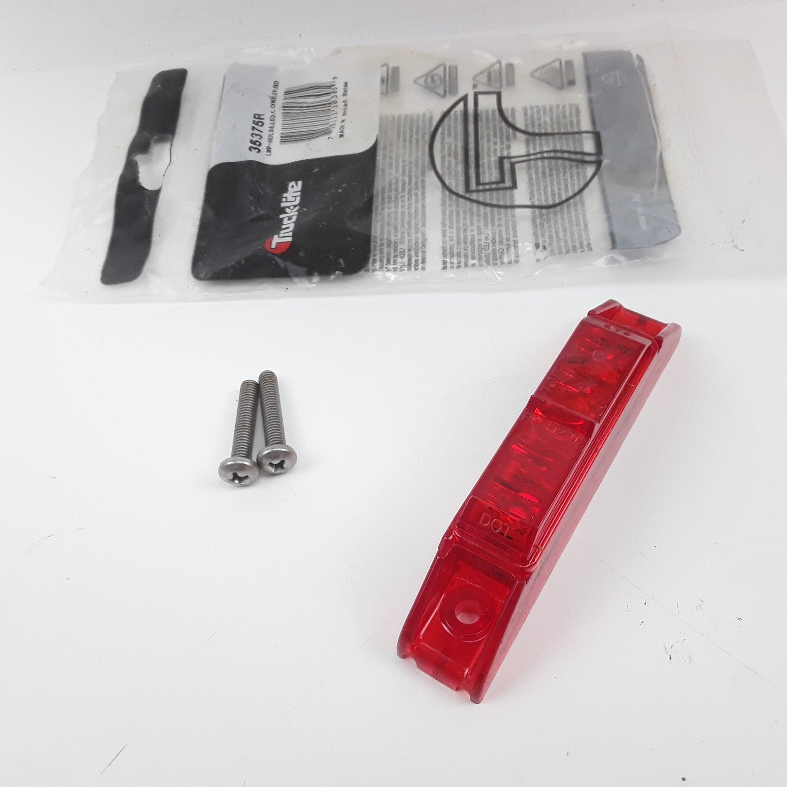 Truck-Lite 35375R 35 Series Marker LED Light Fits N Forget M/C Lamp Connection