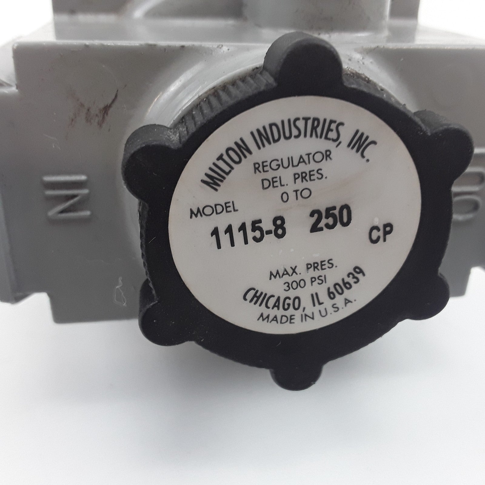 Air Pressure Compressor Regulator 0-250 PSI 1/2" NPT Milton 1115-8 High FRL