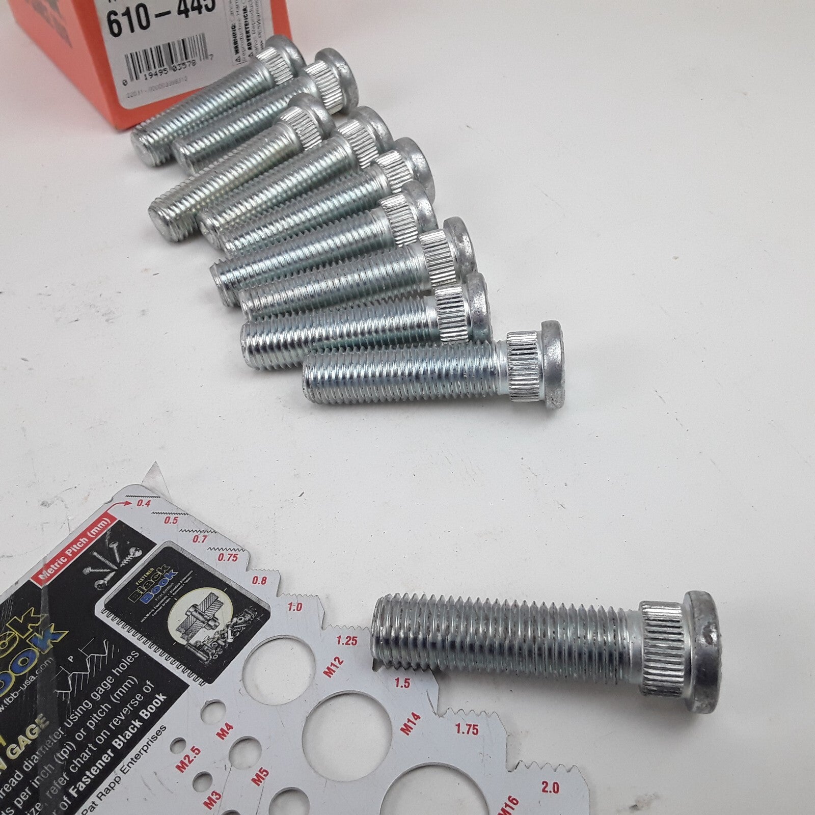 Set 10 M12-1.50 Serrated Wheel Lug Stud For Hyundai Santa Fe 01-04 Tiburon 03-06