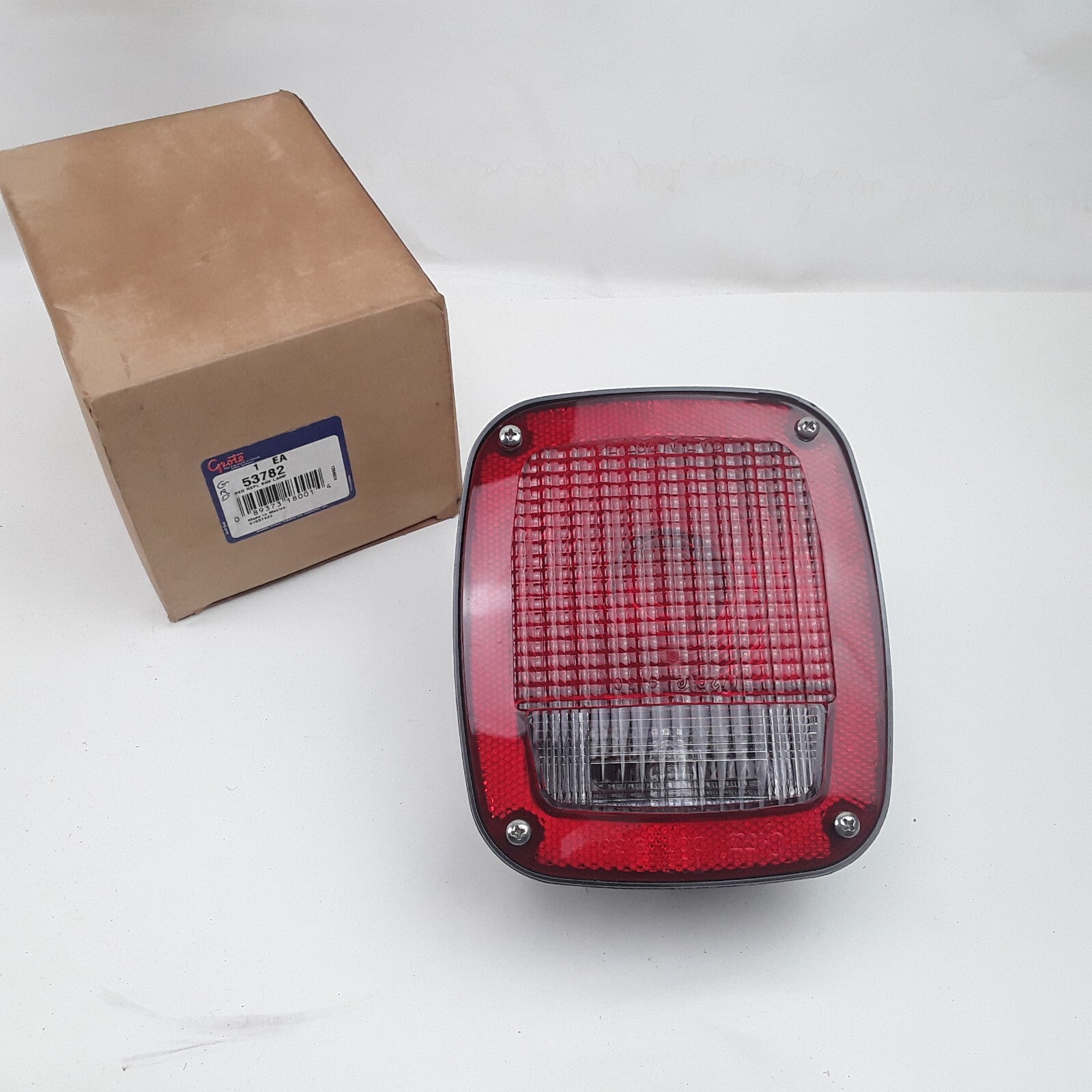 Grote 53782 5370 Right Side Stop Tail Turn Box Light with License Window