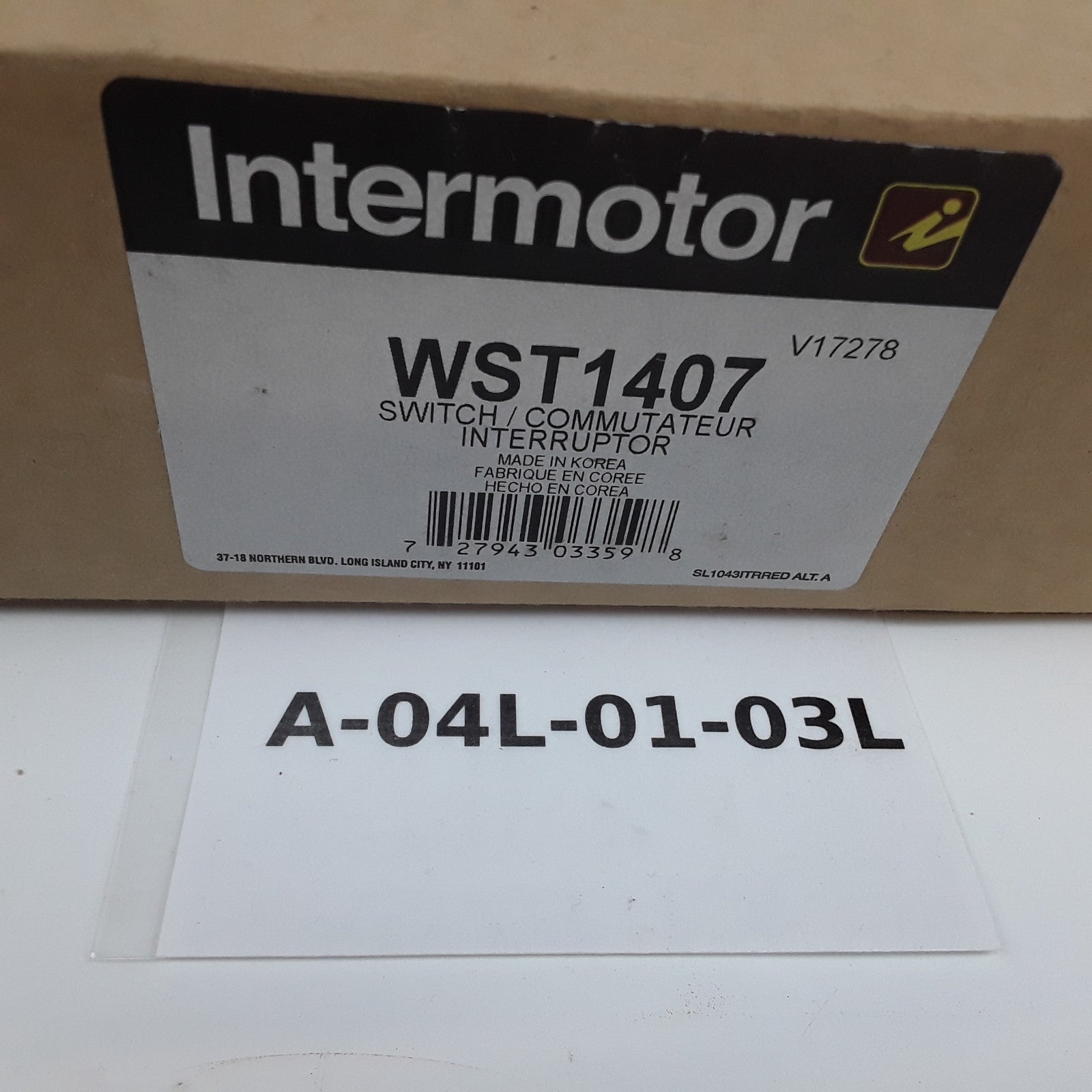Intermotor WST1407 Power Window Switch Fits Hyundai Sonata (2006 2007 2008)