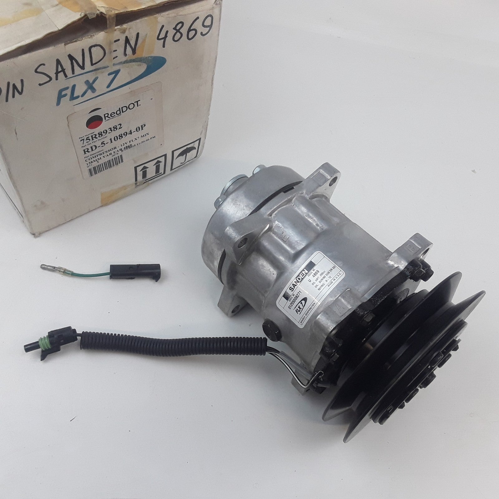 Red Dot 75R89382 A/C Compressor FLX7 Assembly Heavy Duty High Performance