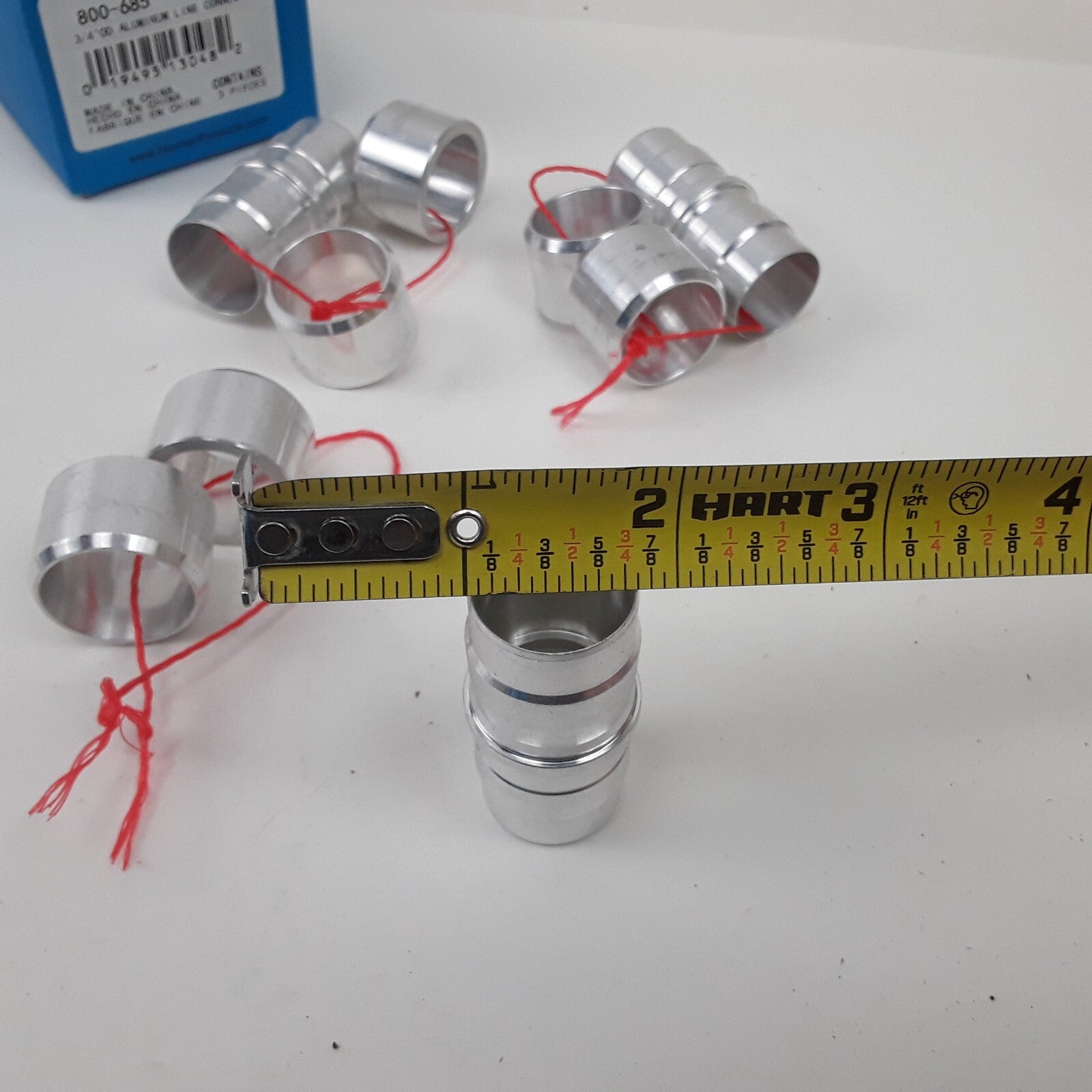 Car Truck Air Conditioning Aluminum Line Connector - 3/4 In Universal Fit