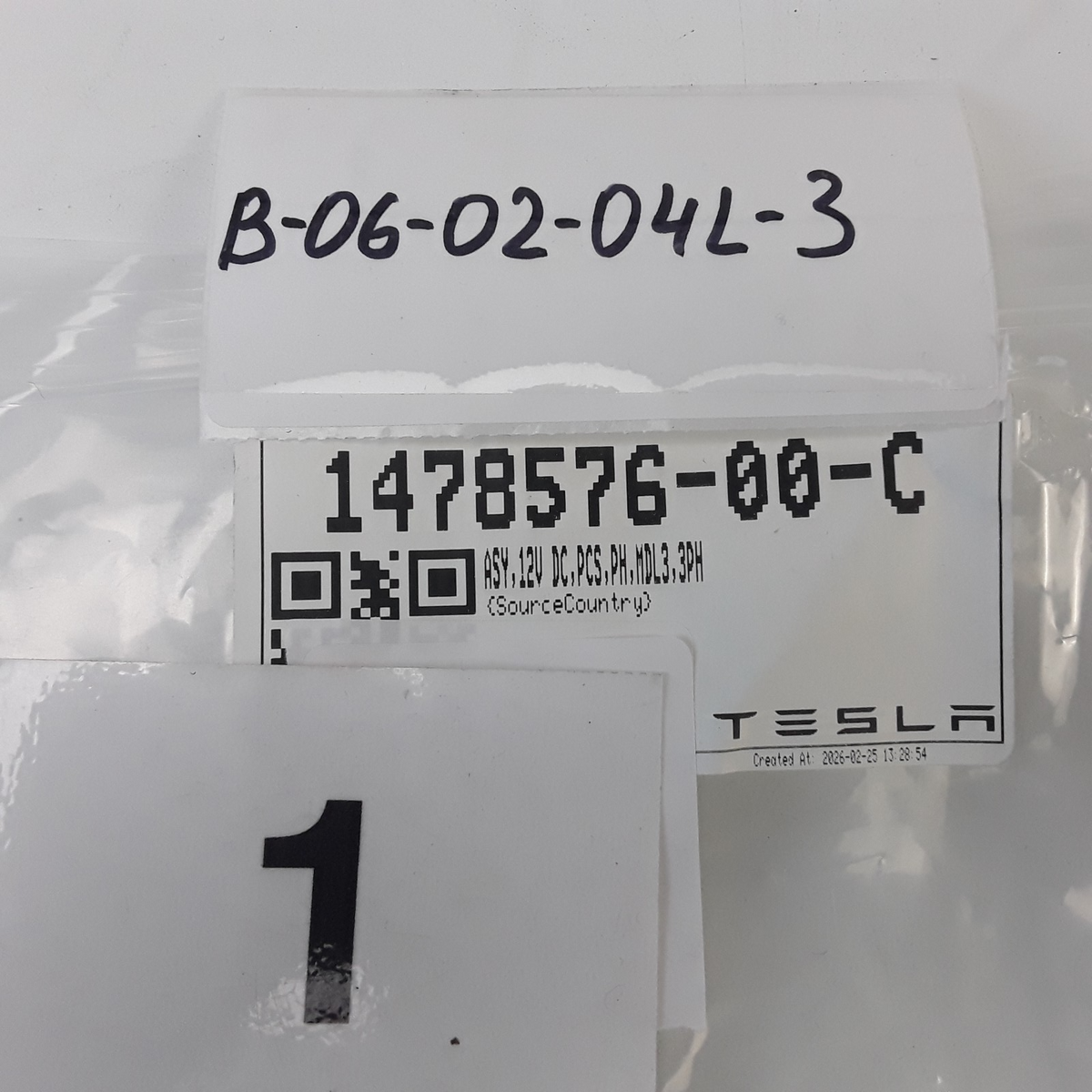 For Tesla Model 3 2017-2023 High Voltage Battery DC Power Cable OEM 1478576-00-C