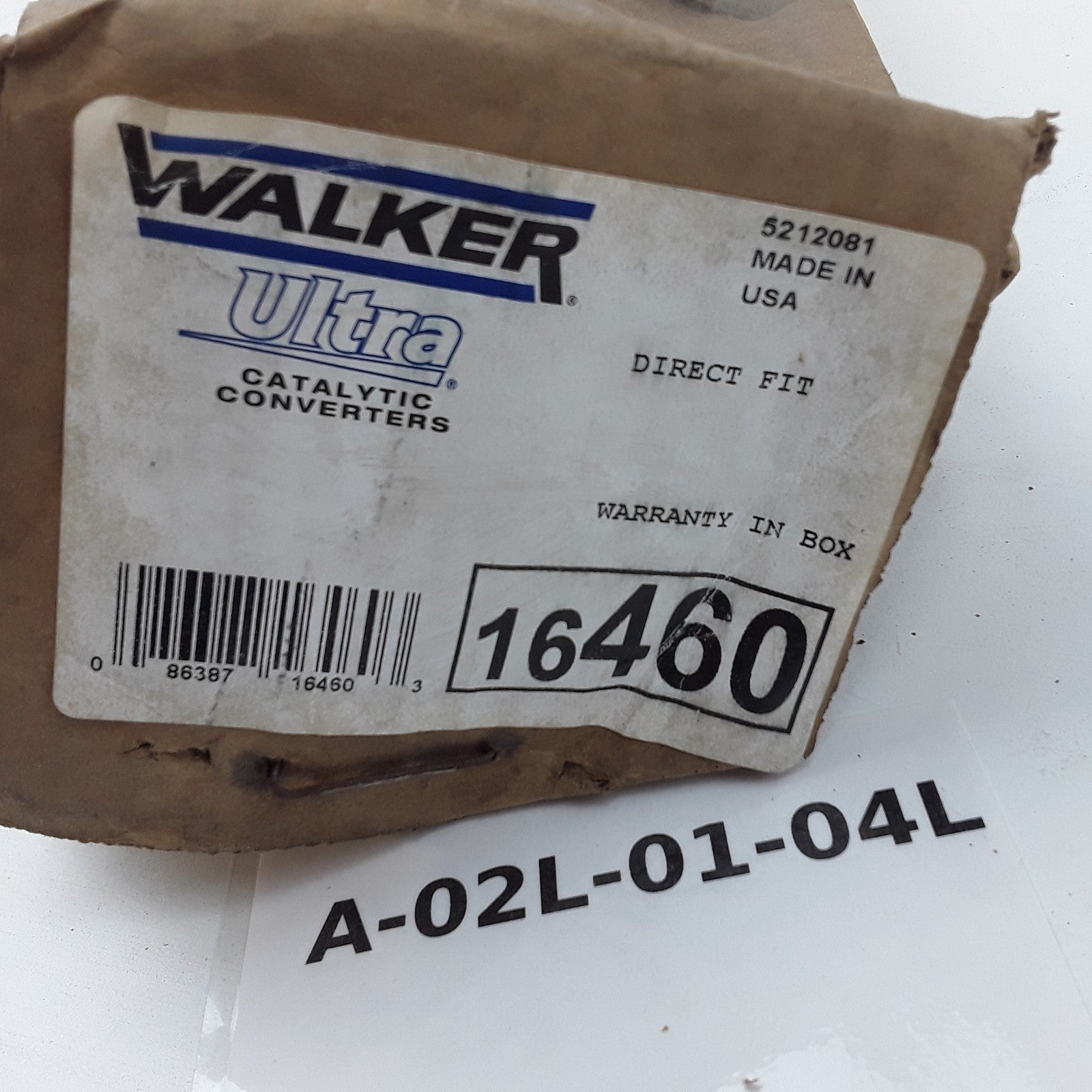 Ultra EX Direct-Fit Catalytic Converter Walker 16460 For OBDII 1996 & More