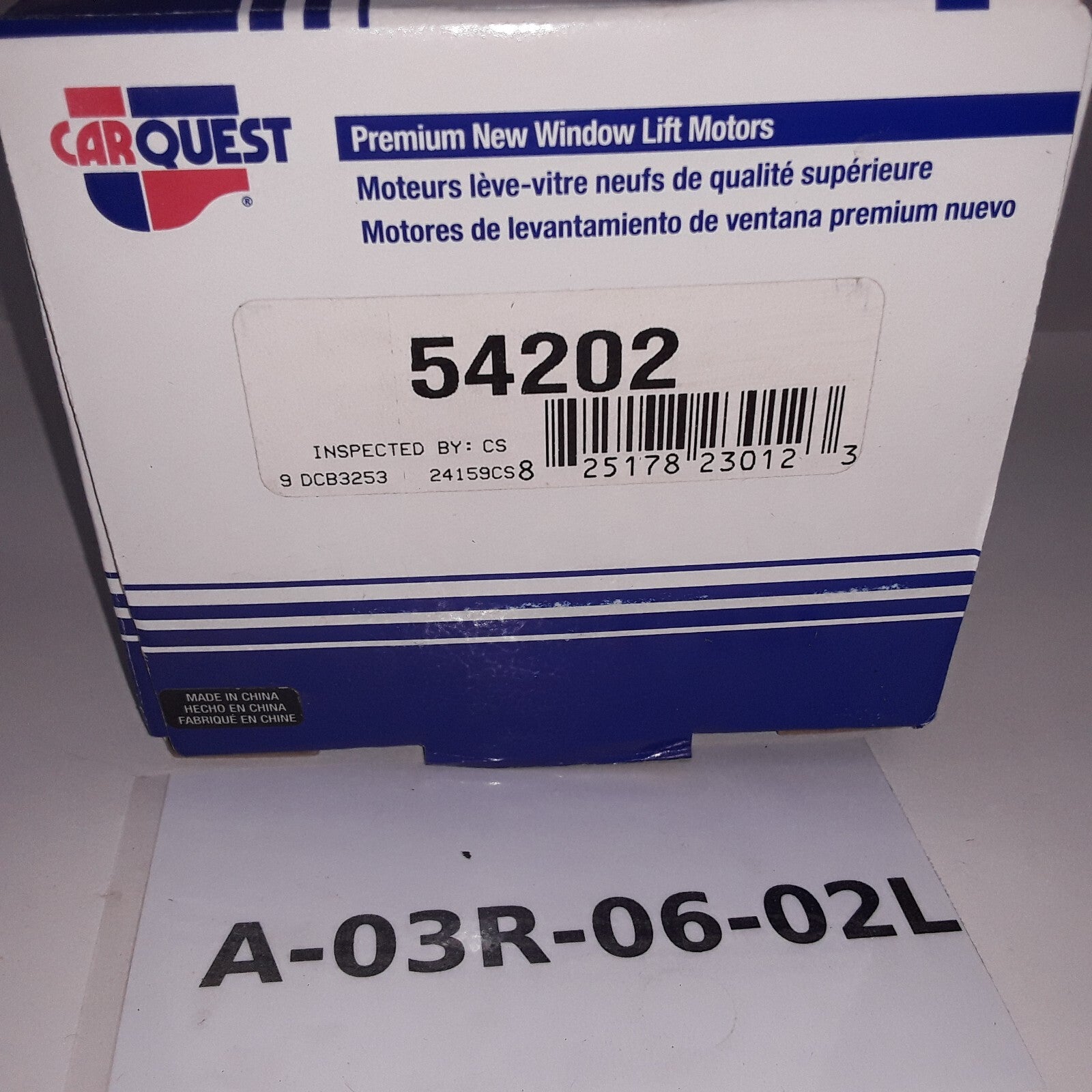 Carquest 54202 Premium Power Window Lift Motor High Quality For Heavy Duty Cars
