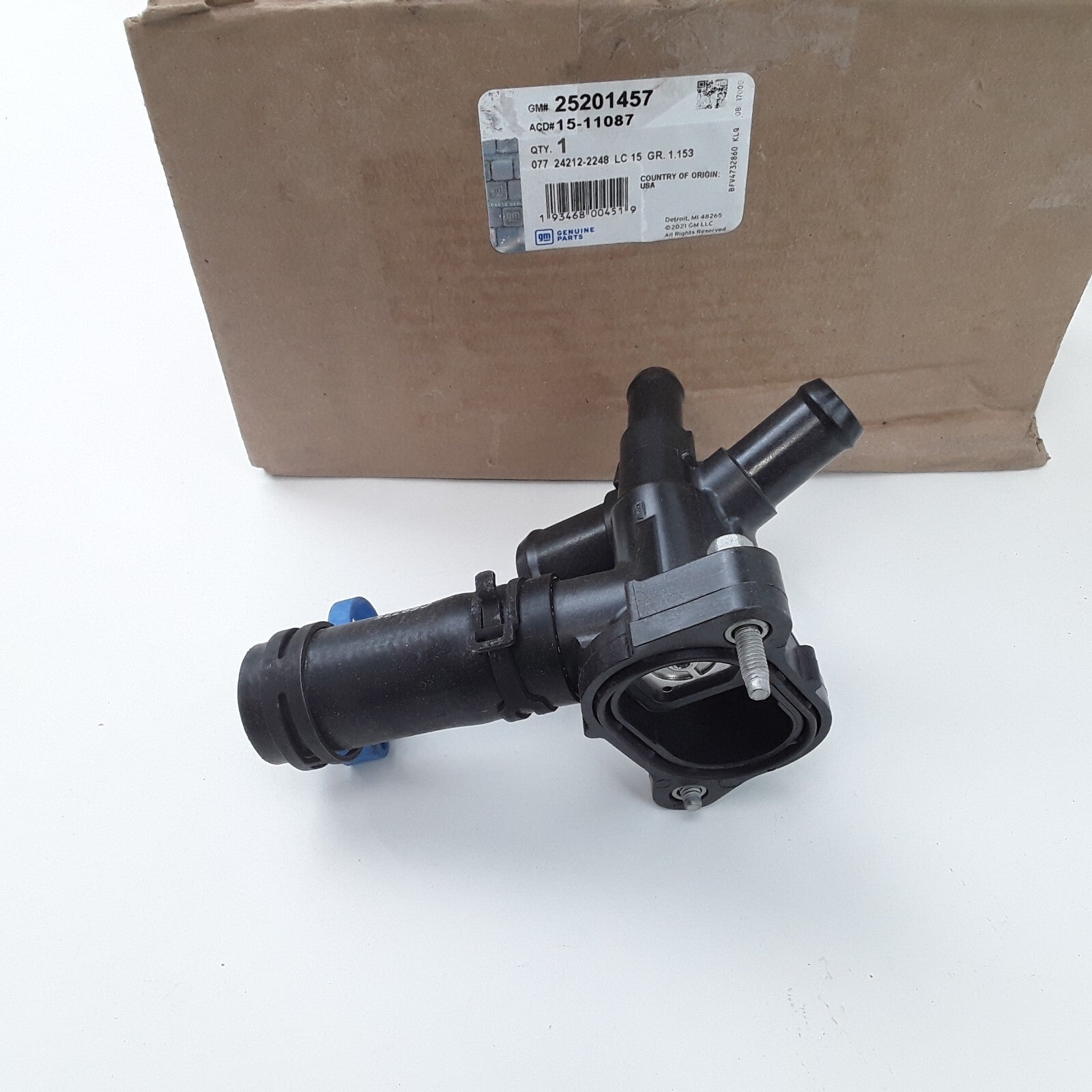 Engine Coolant Water Outlet Fits Buick Envision 2016-20 Chevrolet Blazer 2019-21
