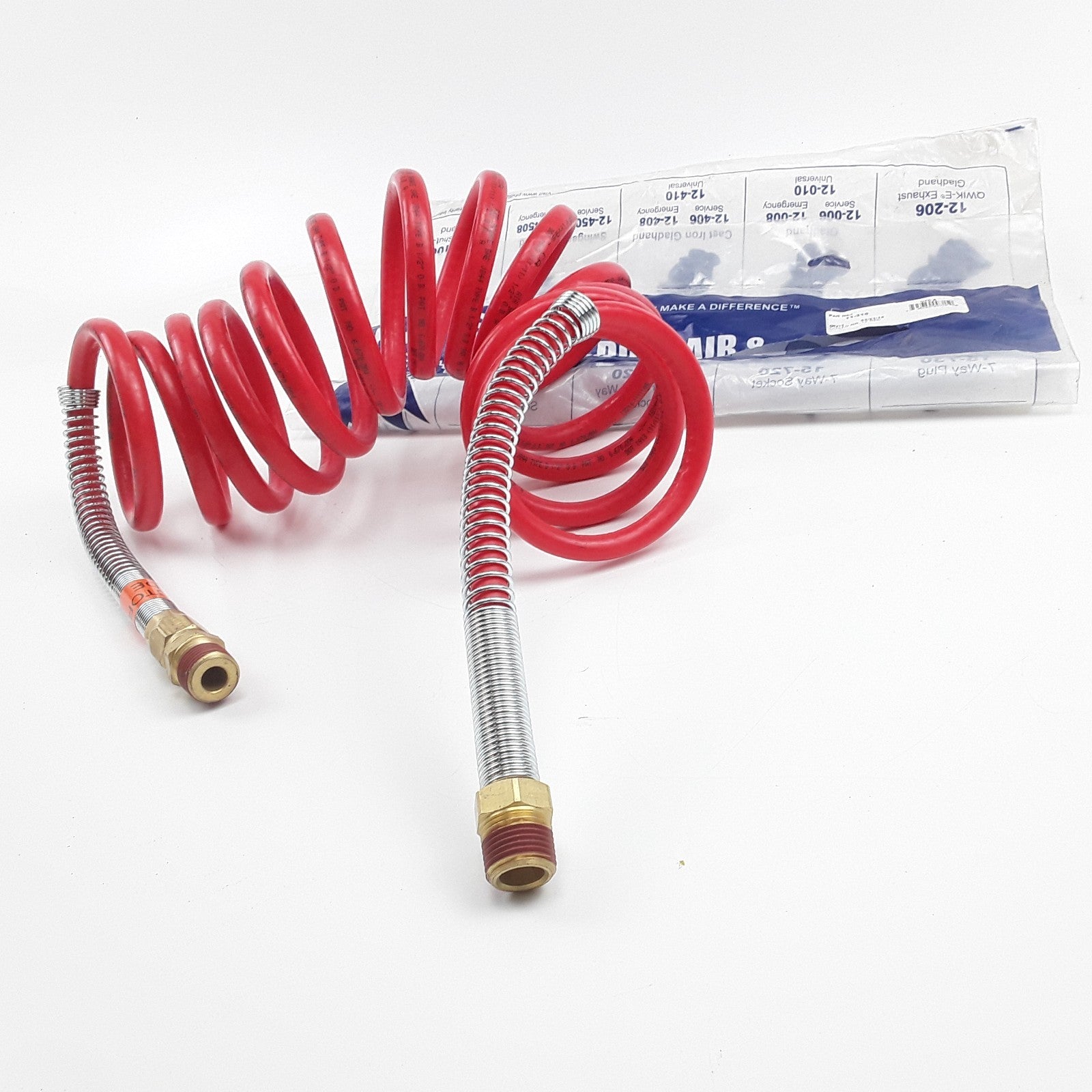 Phillips Industries 11-310 Emergency Air Brake Hose Assembly - 12 ft. Red