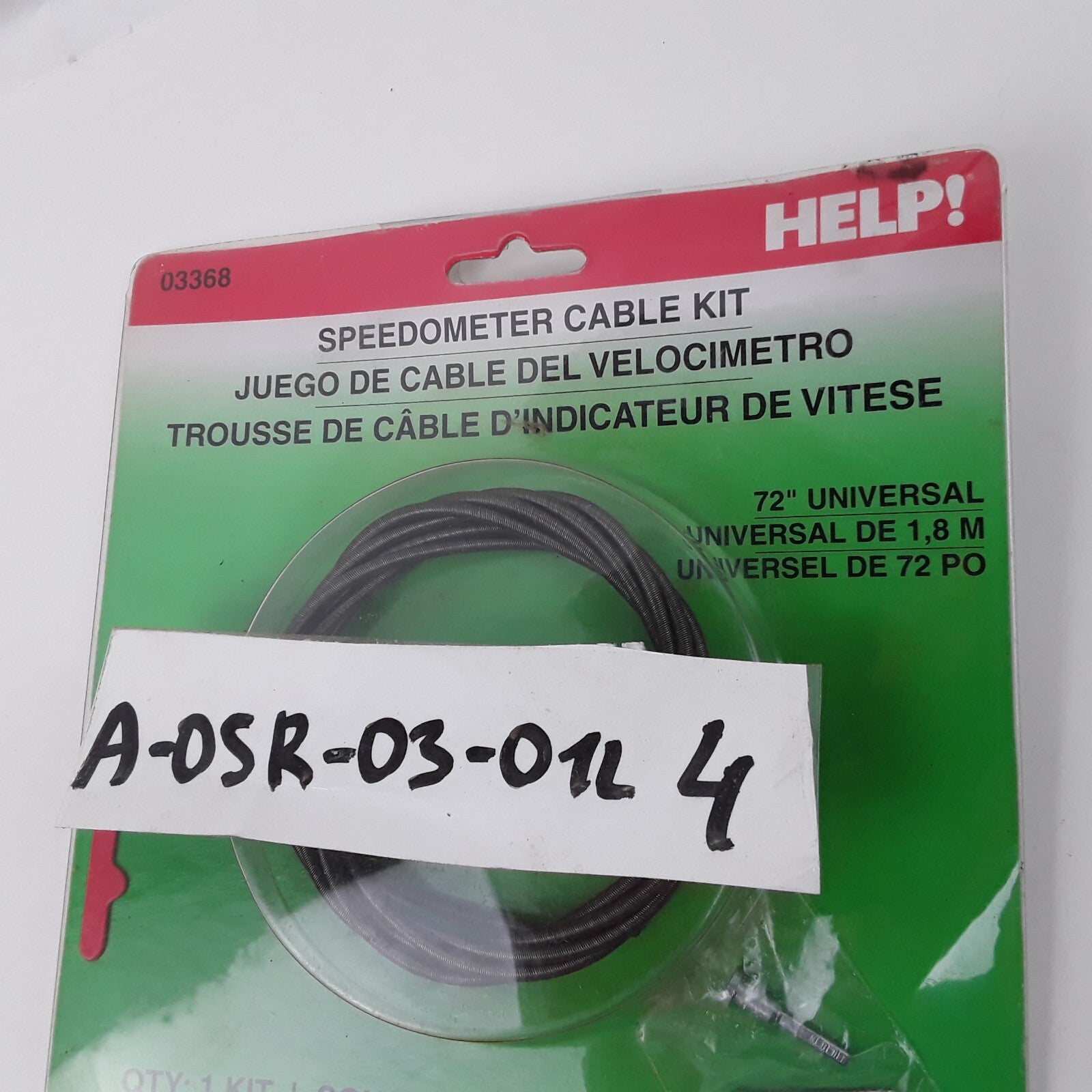 Dorman 03368 Speedometer Cable Kit Contains 72 in Cable 1 Tip & 1 Crimping Tool