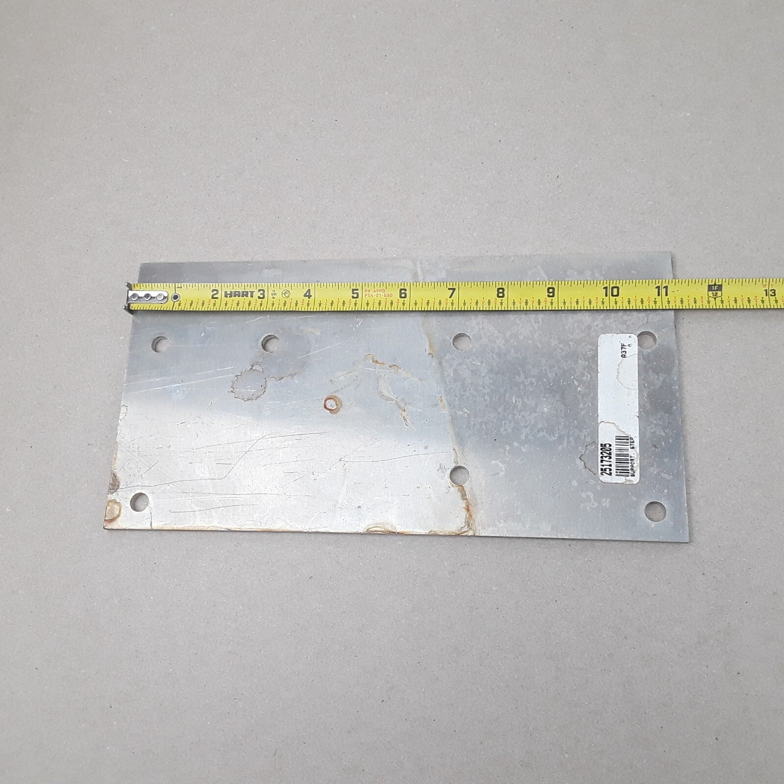 Mack 25173205 Cab Step Support Plate Rectangle 5-3/4" Width X 11-1/4" Length