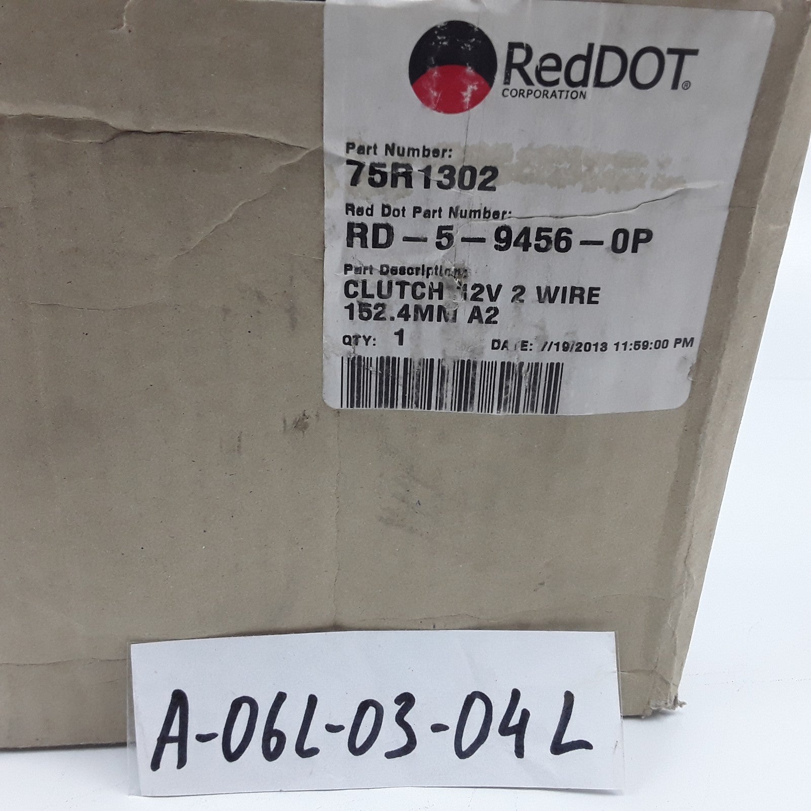 Red Dot 75R1302 Clutch Assembly 12V 2-Wire For Heavy Duty Trucks