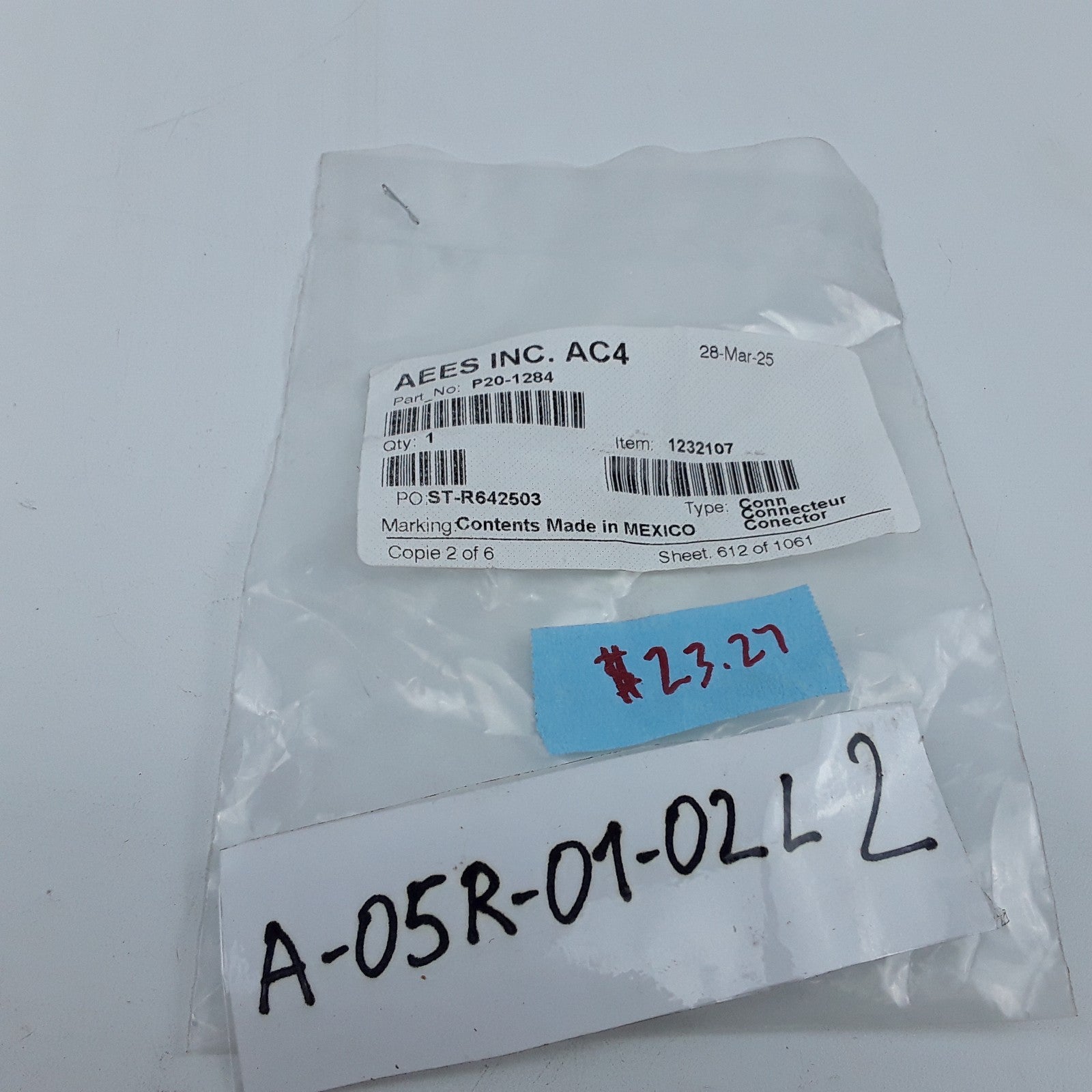 Peterbilt P20-1284 Connector Resistor Electrical Assembly Fits Peterbilt Trucks