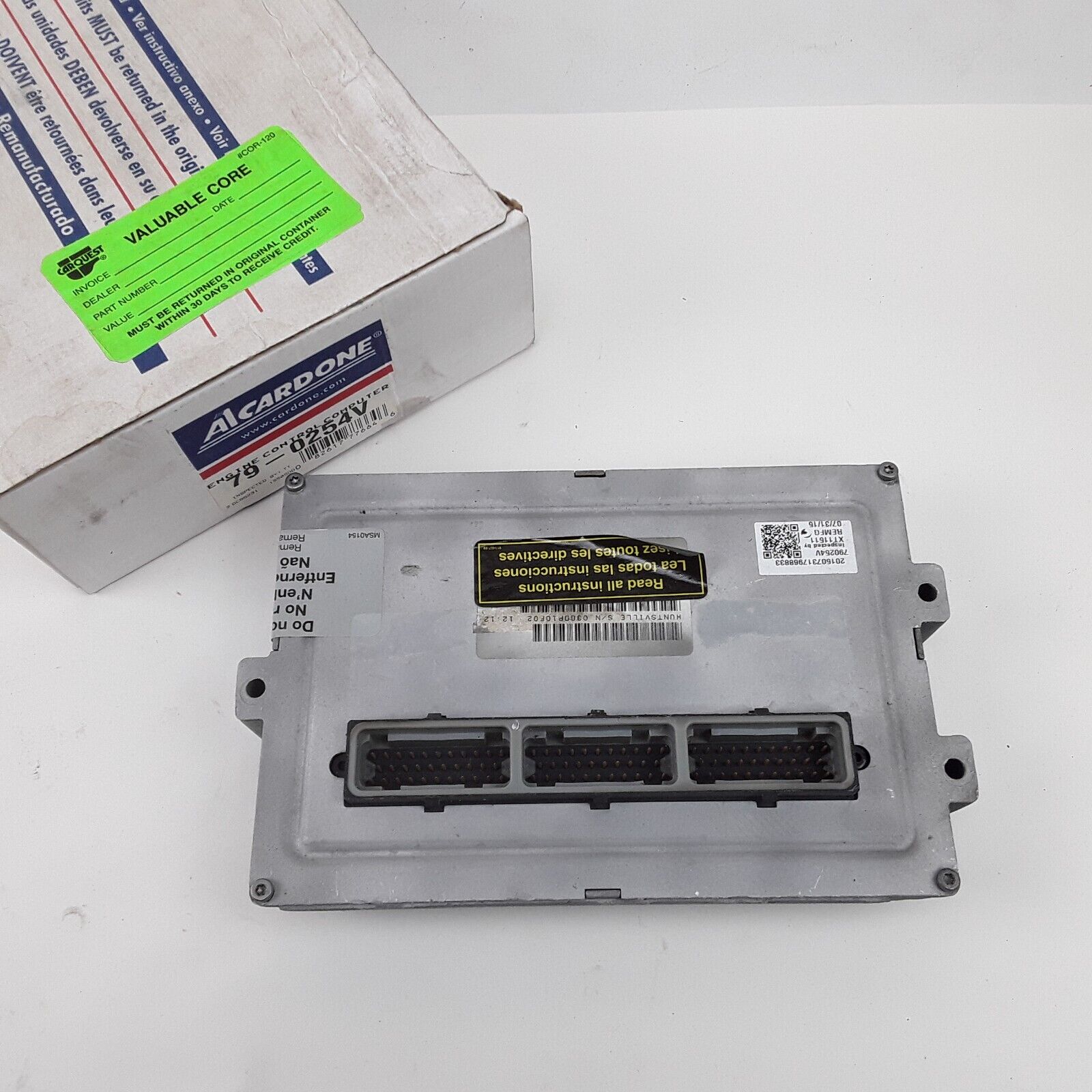 Cardone 79-0254V Engine Control Module Rectangle For Dodge Ram 1500 Van 2001