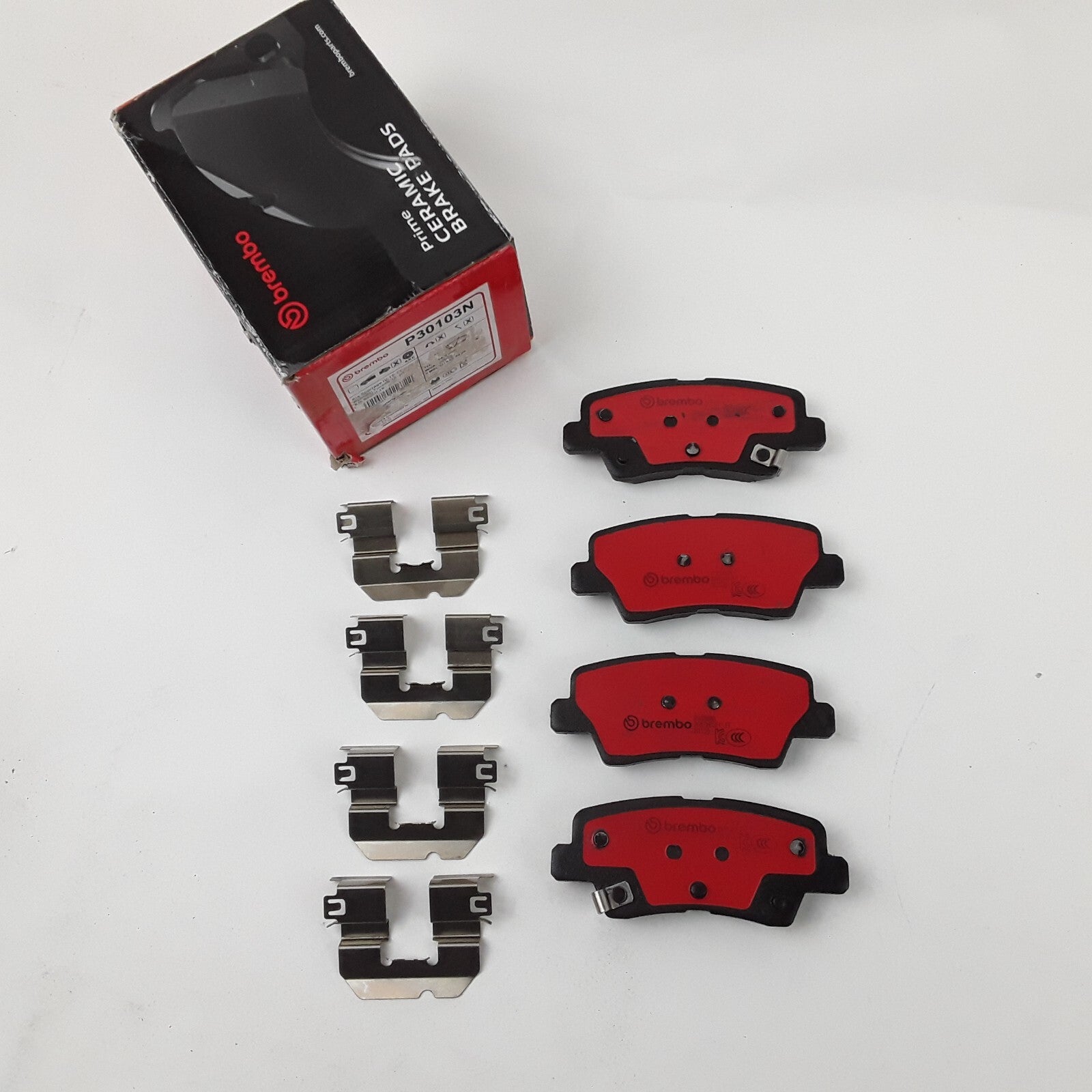 Rear Disc Brake Pad Set Fits Hyundai Accent 2021-2022 Kia Cadenza 2017-2020