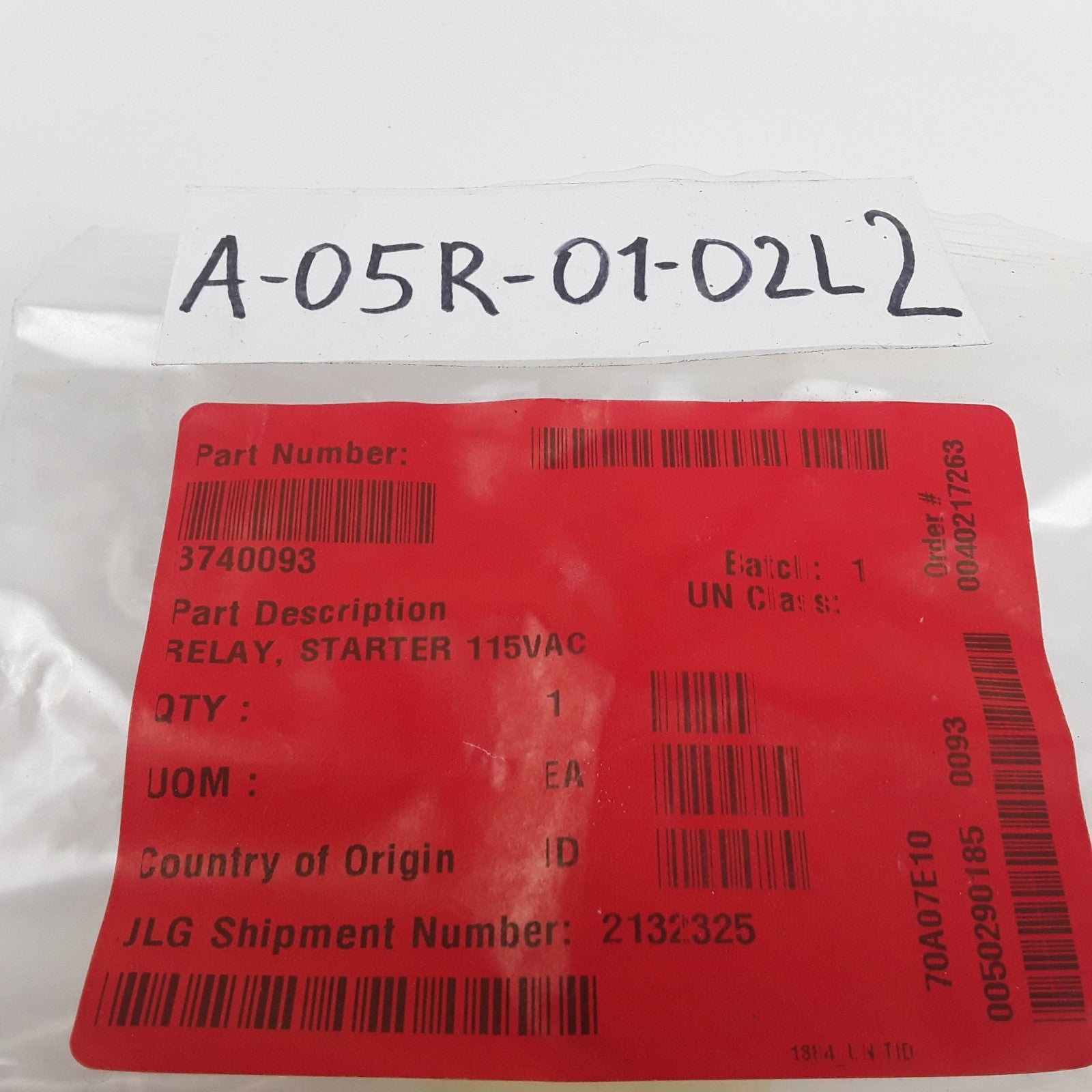 Omron 8740093 Power Relay Starter Switch 115 VAC For HVAC & Refrigeration