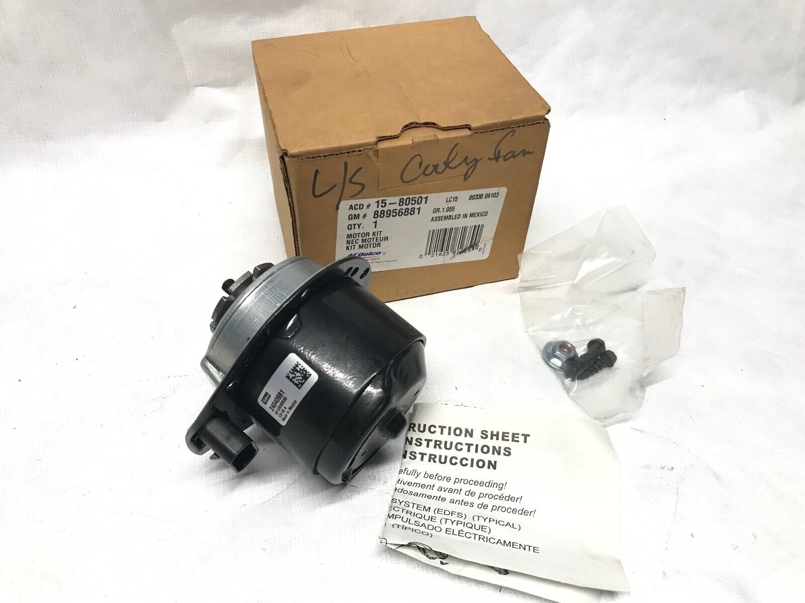 Engine Cooling Fan Motor Left FOR Pontiac Grand Prix,Chevrolet Impala 2004-2005 - HotCarParts