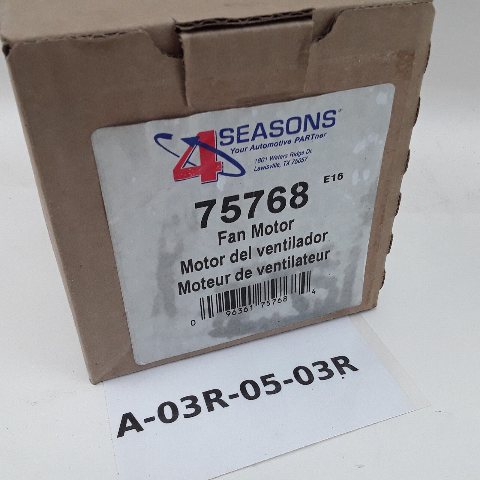 Four Seasons 75768 Condenser Fan Motor Fits Cadillac Chevrolet GMC (2004-2014)