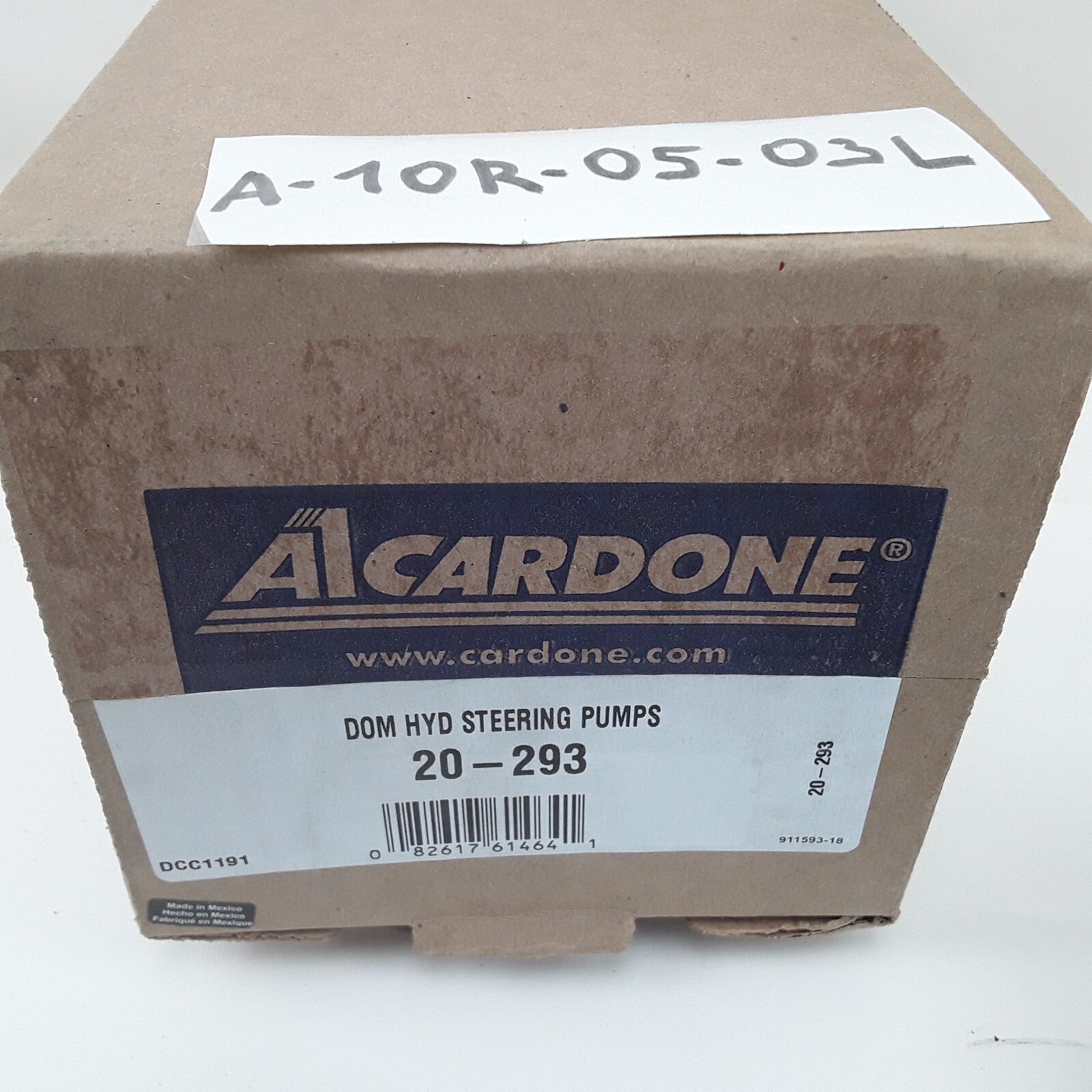 Cardone 20-293 Black Hydraulic Power Steering Pump Cast Iron For Ford Focus 2000