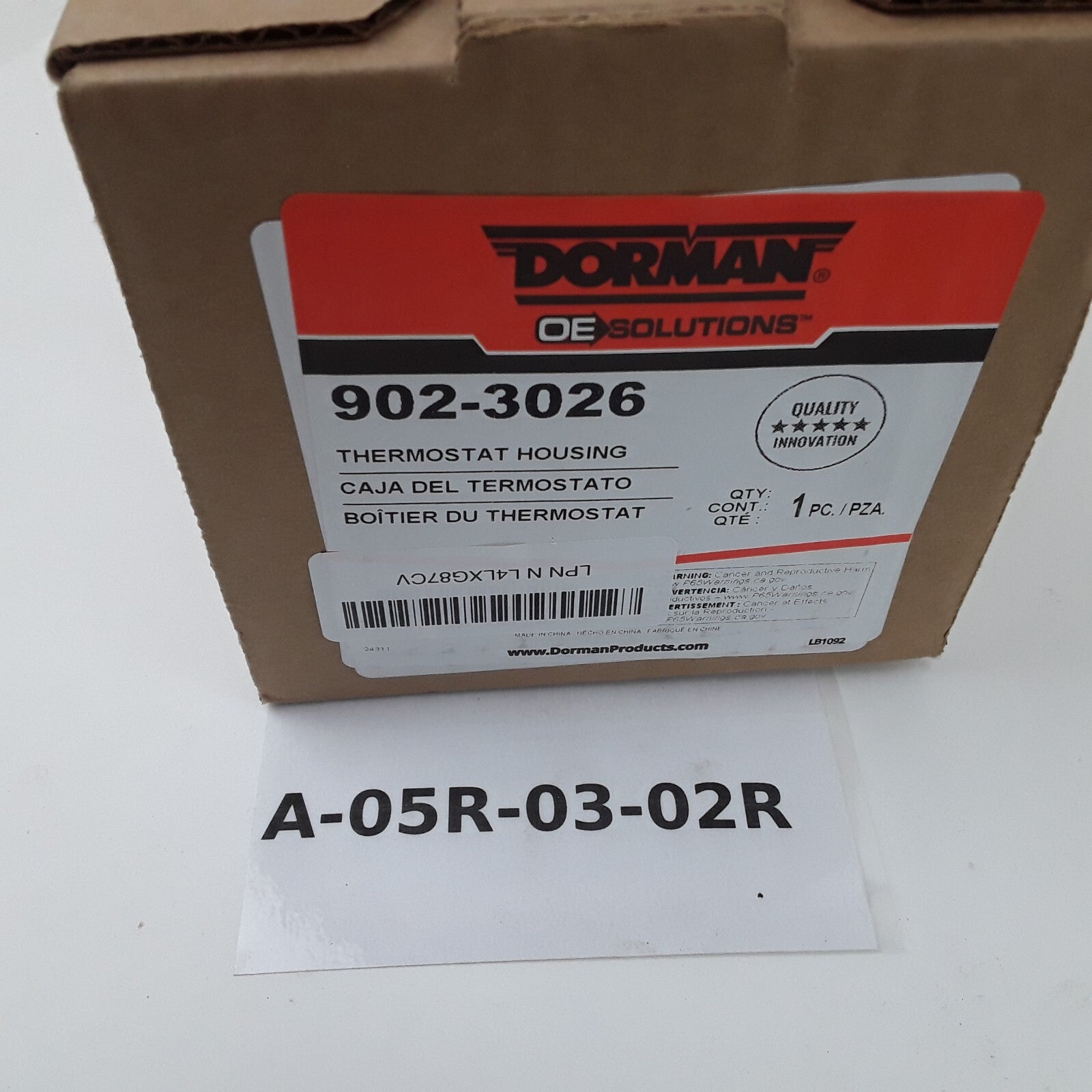 Engine Coolant Thermostat Housing Fits Dodge Ram 4000 3500 2500 (2000-2010)