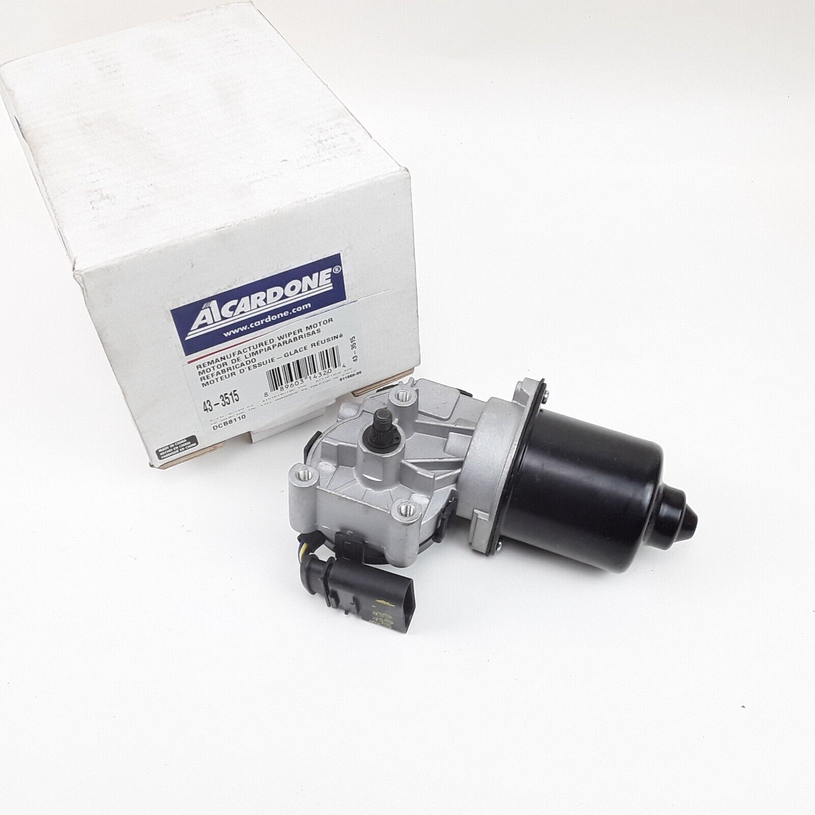 Cardone 43-3515 Windshield Wiper Motor Replacement Part For Audi 2002-2009