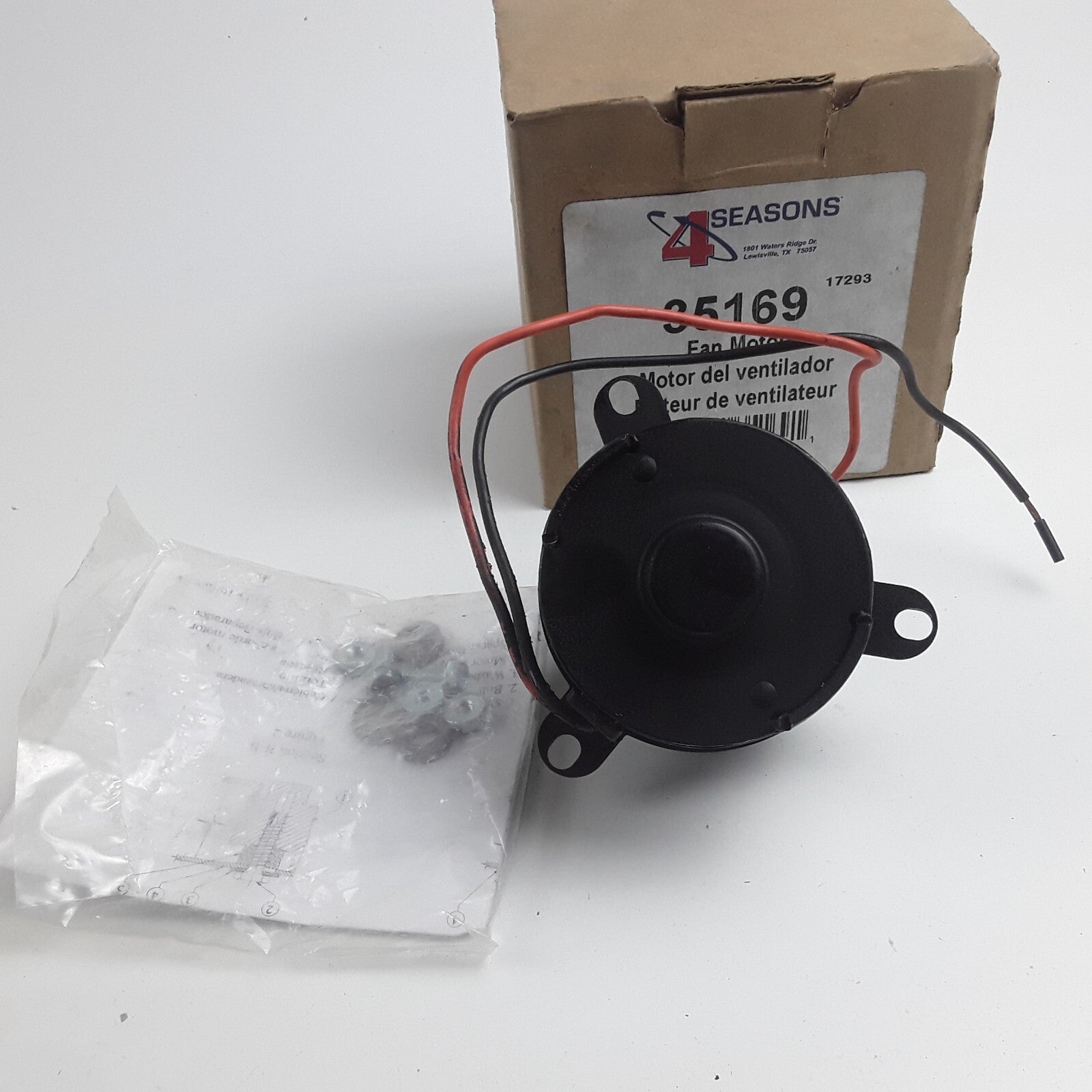 Four Seasons 35169 Condenser Fan Motor For Mazda 626 Miata (1999 2000 2001-2005)