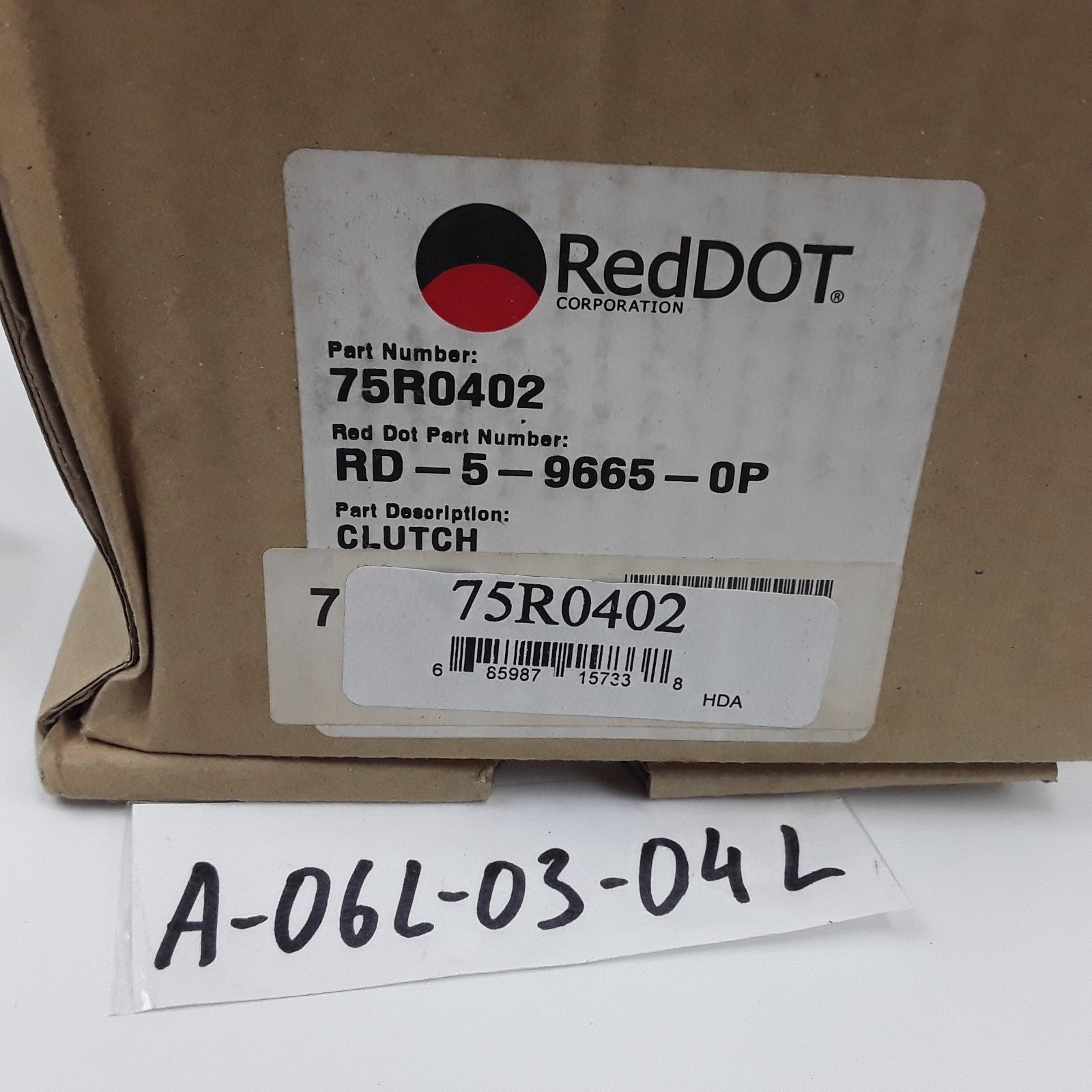 Red Dot 75R0402 A/C Compressor Clutch 12V MA-M13 RD-5-9665-0P