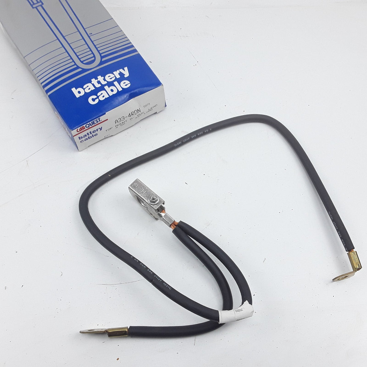 Battery Cable Fits Truck Trailer & Buses Top Mount W/ AUX Lead 4GA 33 Long