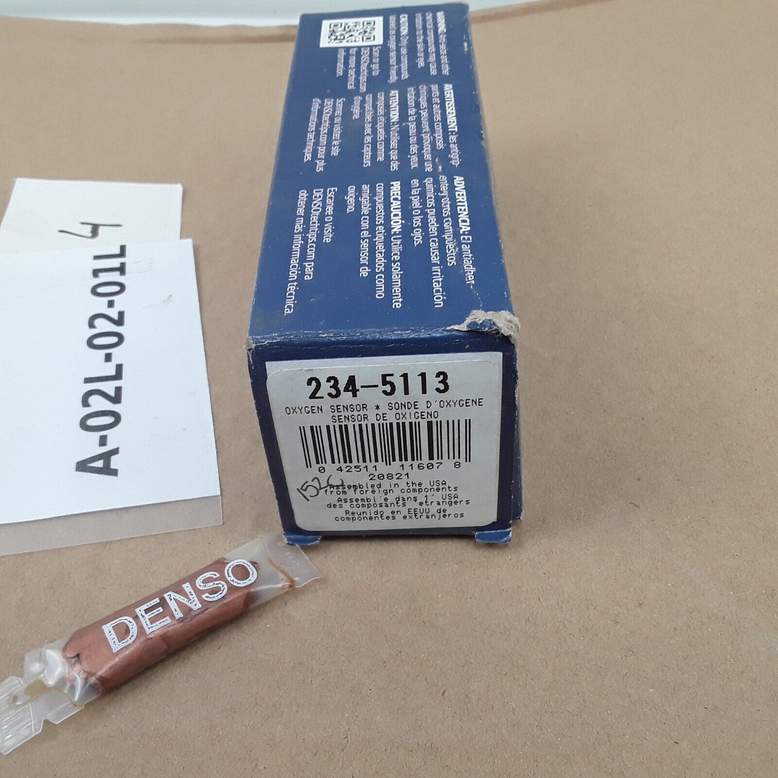 Denso 234-5113 Air/Fuel Sensor 5 Wire Irect Fit Heated For Ford Lincoln Mercury