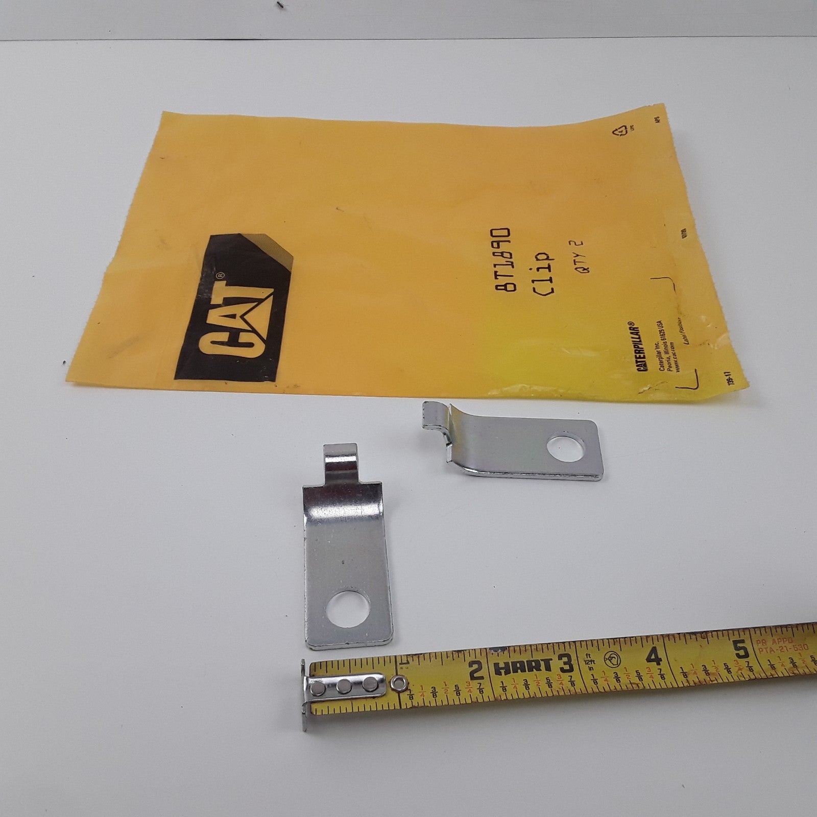 Caterpillar 8T1890 Multi-Purpose Clip Heavy Duty 2 Pieces