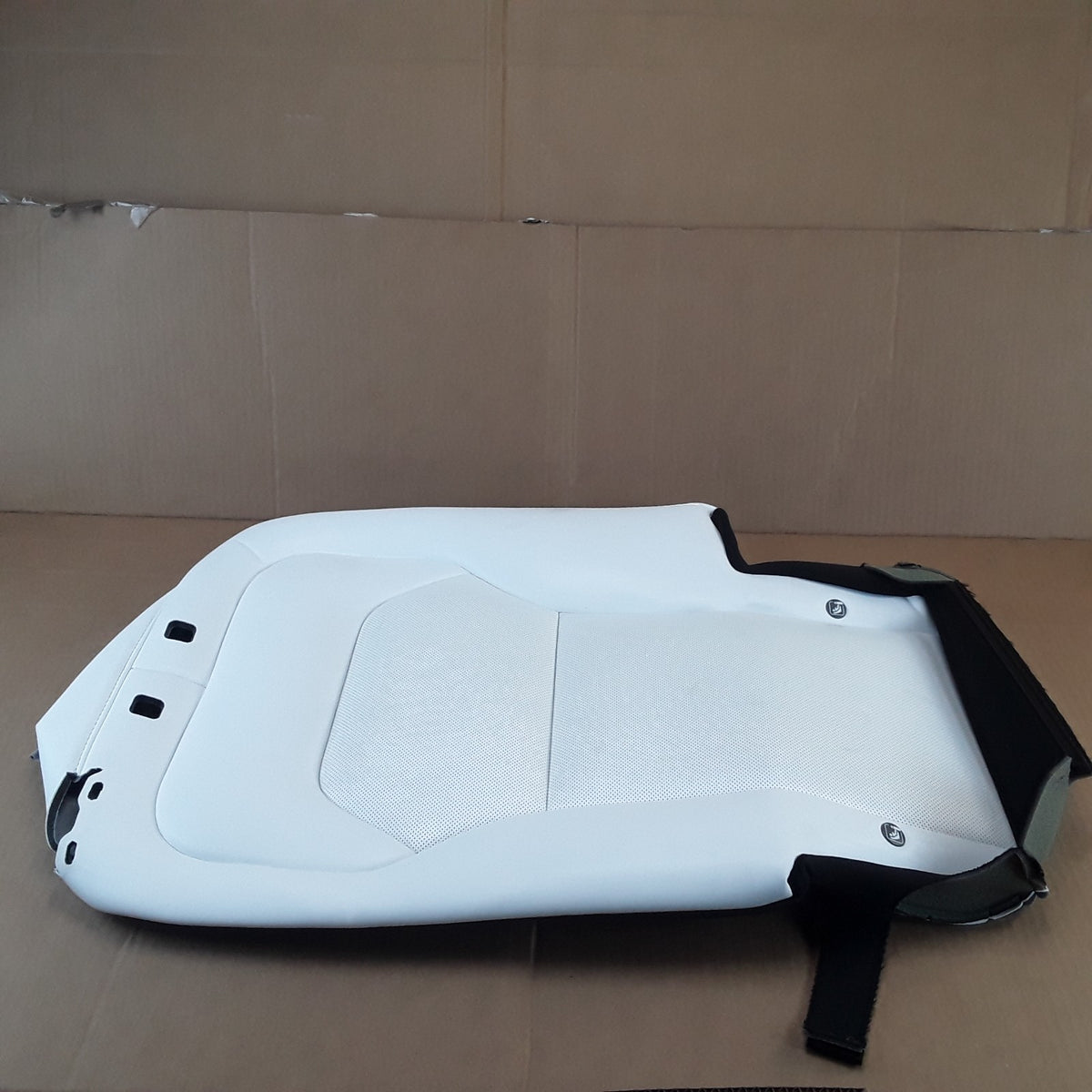 2049614-02-F Left White 2nd Row Seat Back Soft Trim Cover For Tesla Model Y OEM