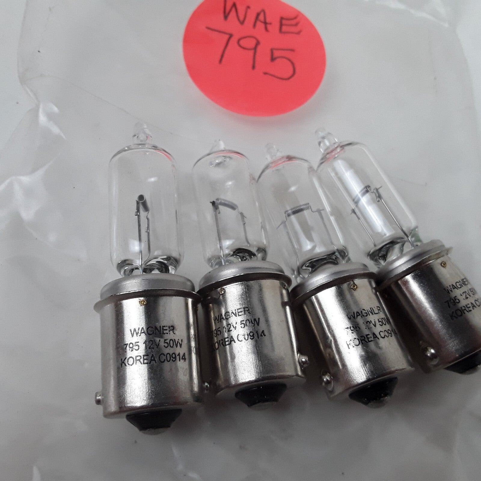 Wagner 795 Standard Multi-Purpose Light Bulb Pack of 4 Brightness 108.000 CP