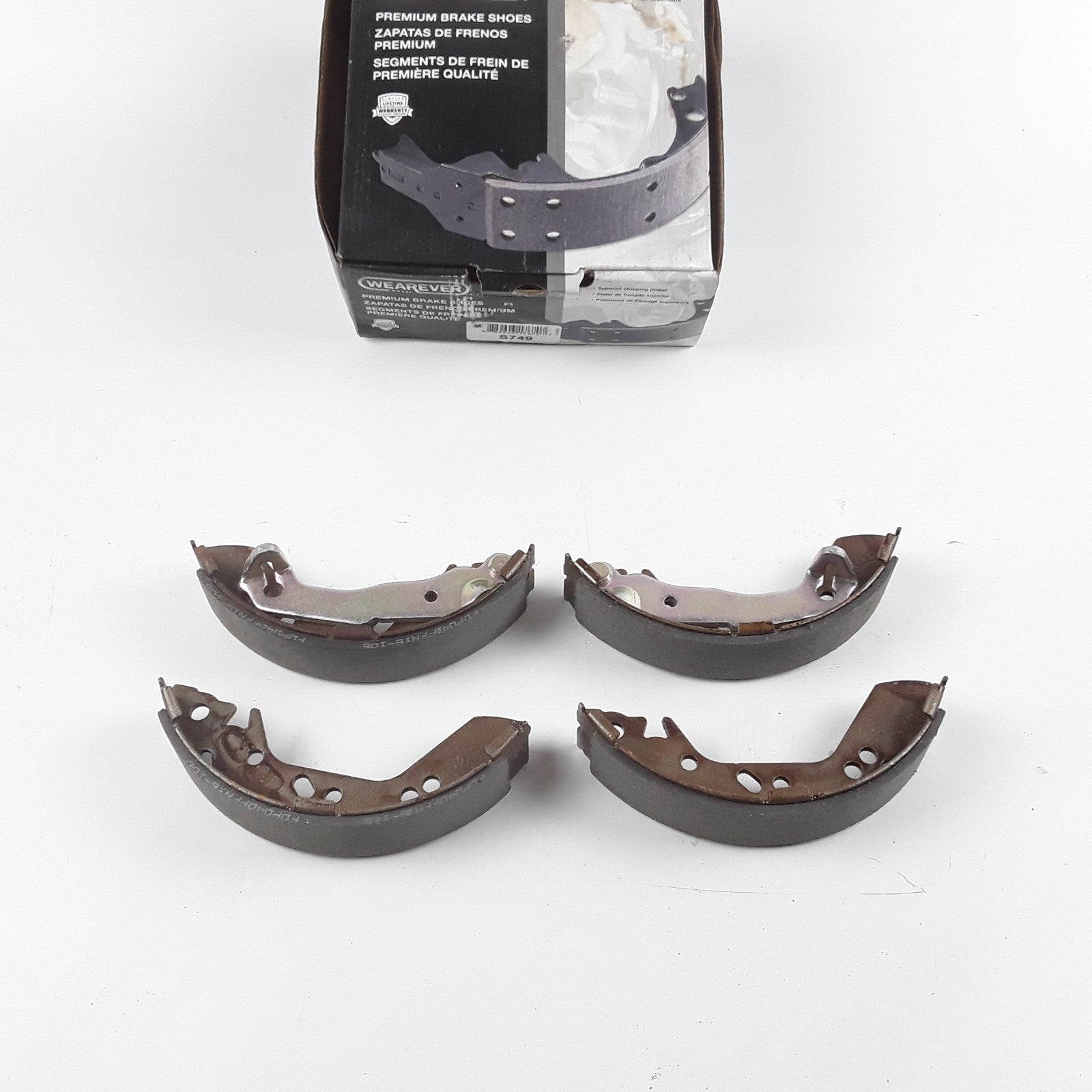 Rear Brake Pads and Shoes Fits Hyundai Excel 1994 p/n Wearever S749