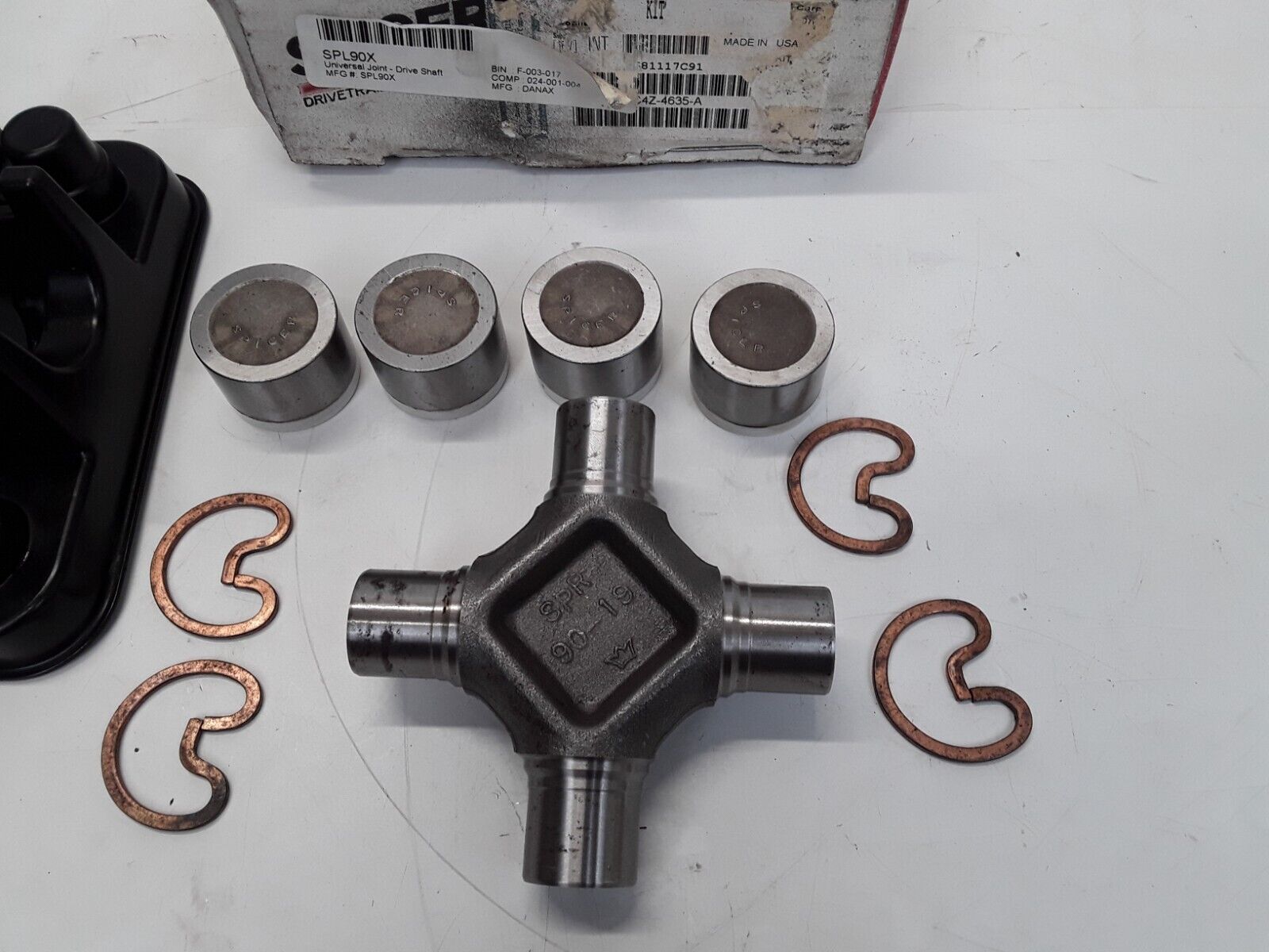 Dana Spicer SPL90X U-Joint Universal Joint Drive Shaft SPL1001X Series Greasable - HotCarParts