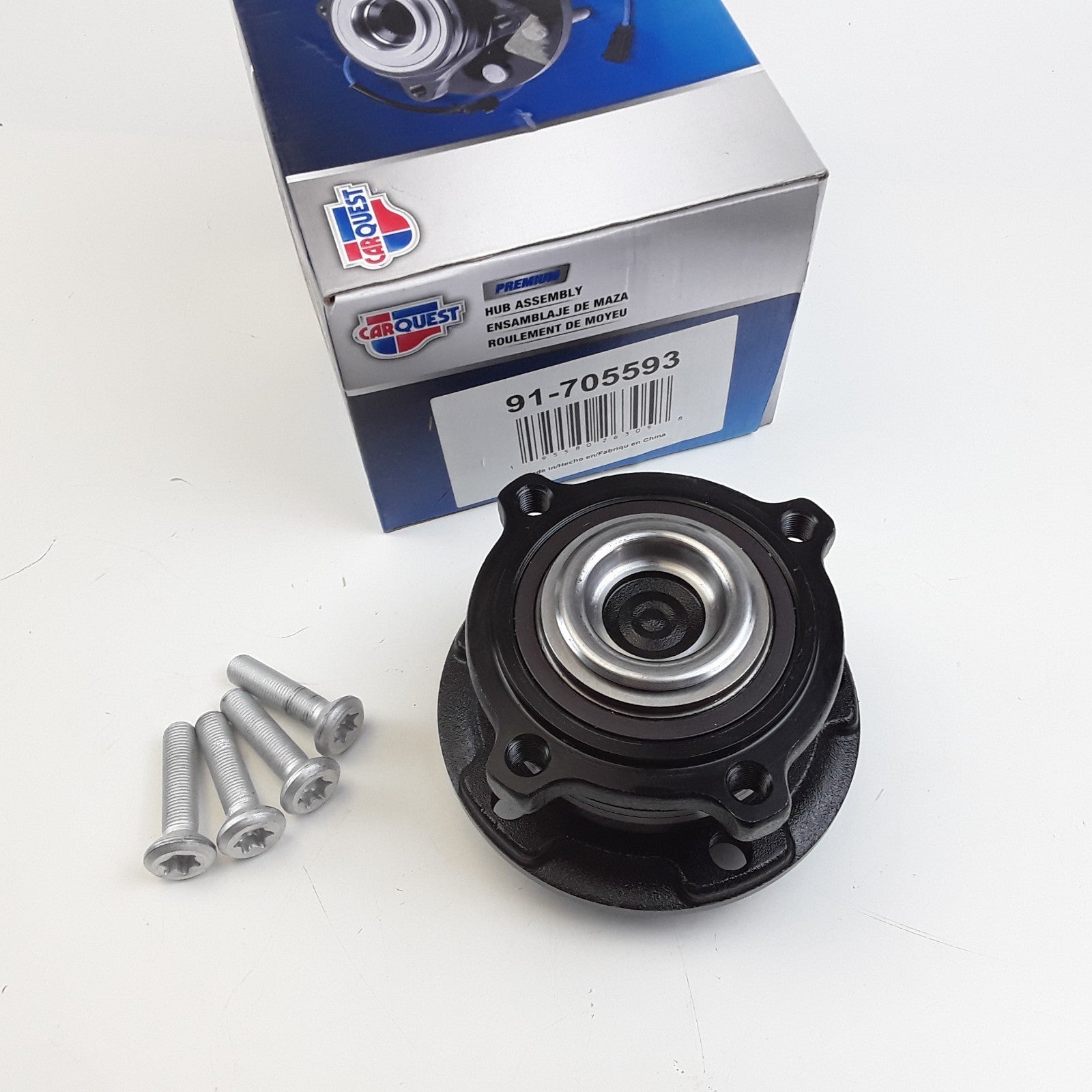 Carquest 91-705593 Wheel Bearing and Hub Assembly Front Fits BMW X5 2018-2019