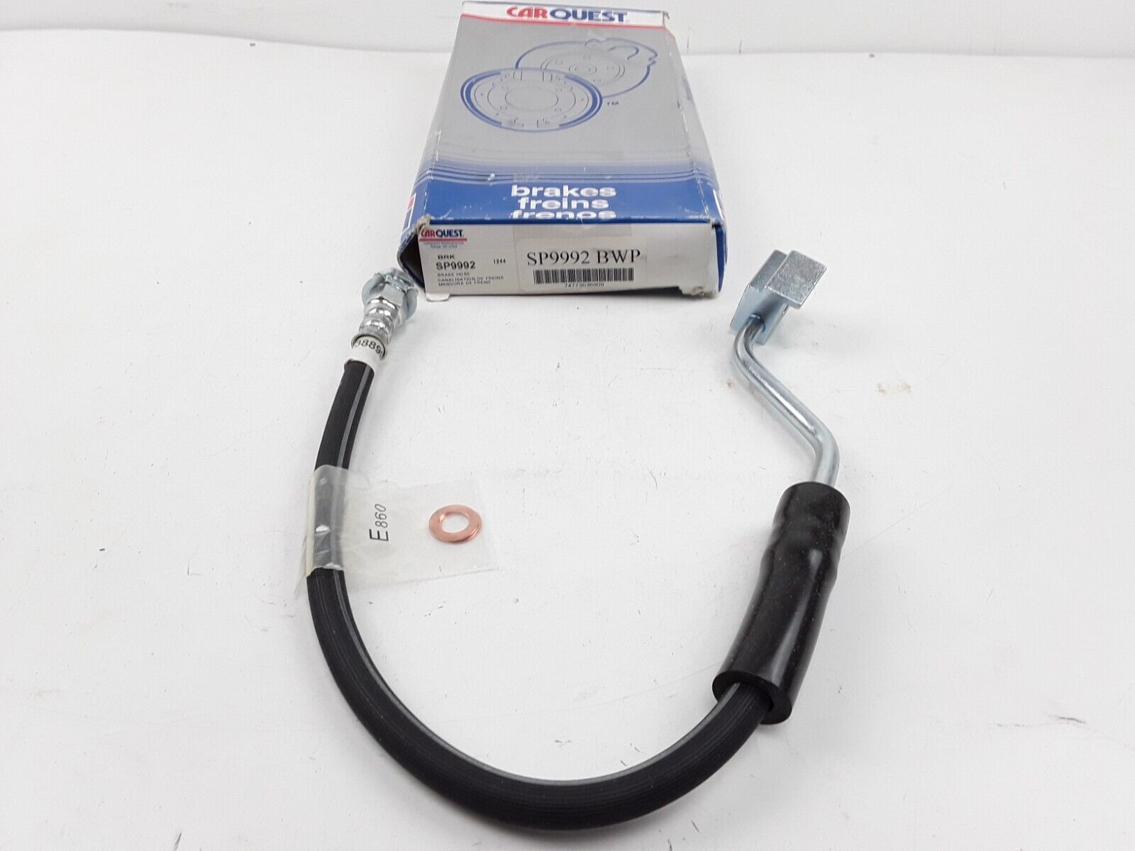 Front Right Passenger Side Brake Hose For Ford F-150 Bronco 1990 1991 1992 - HotCarParts