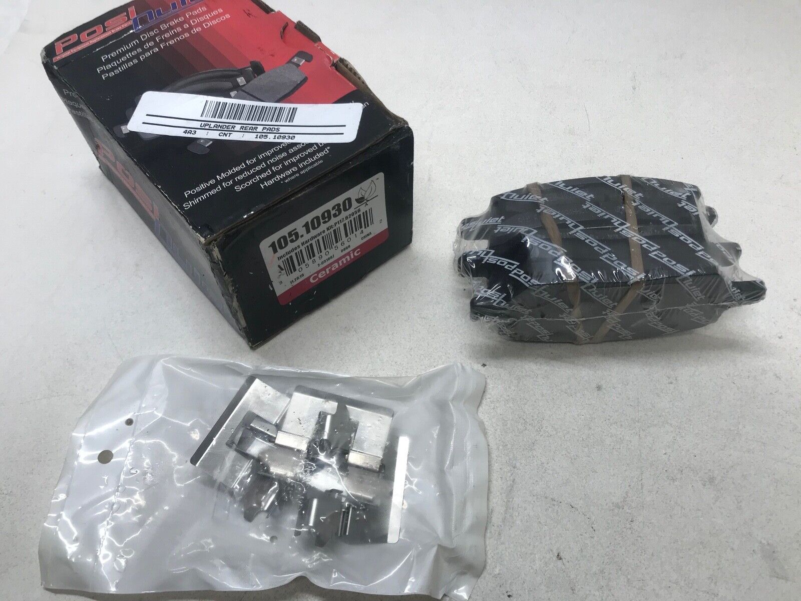 Disc Brake Pad Set Rear Centric 105.10930 for Buick, Chevrolet, Pontiac, Saturn - HotCarParts