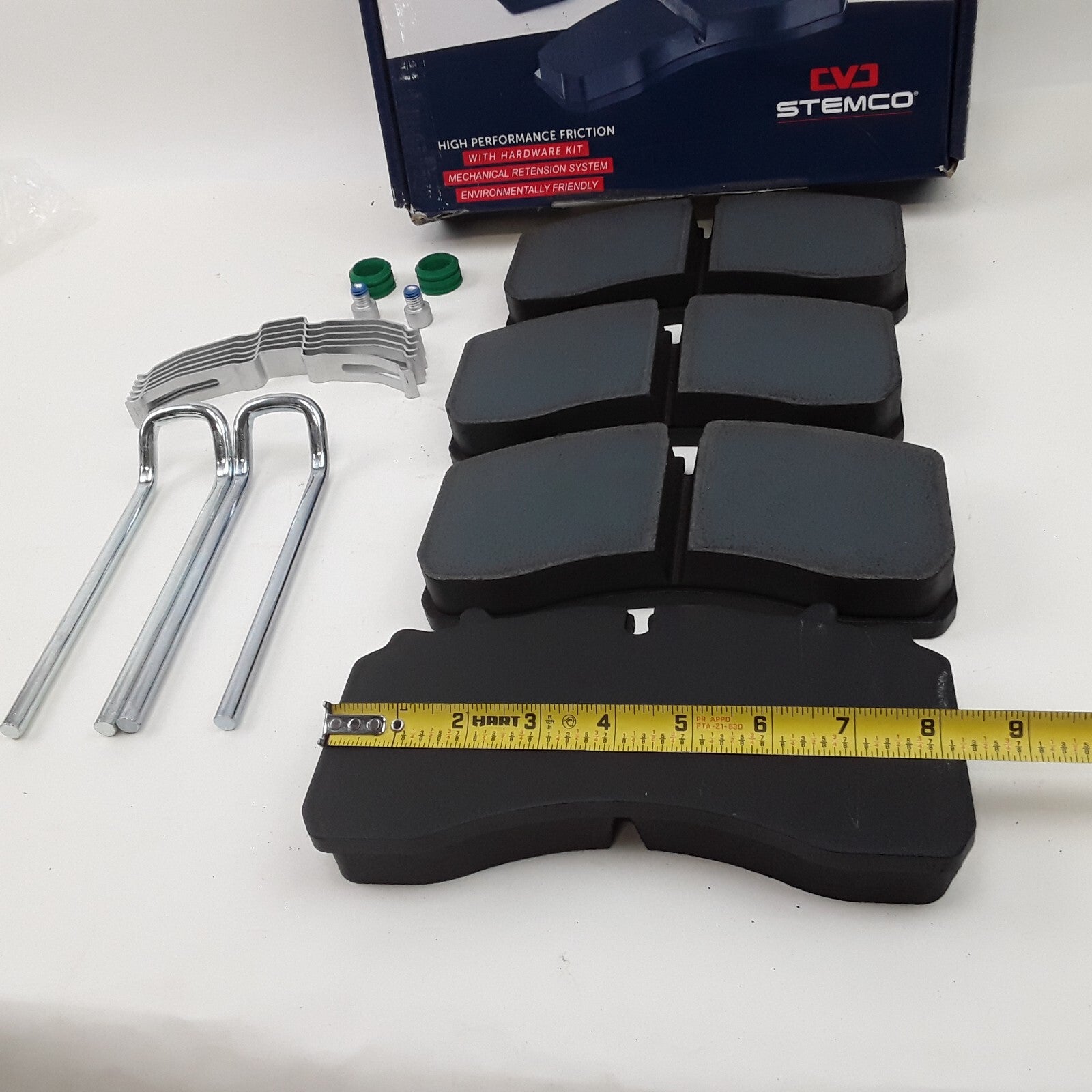 Stemco AD1777LHP-2 Car Truck Premium Semi-Metallic Air Disc Brake Pads Set