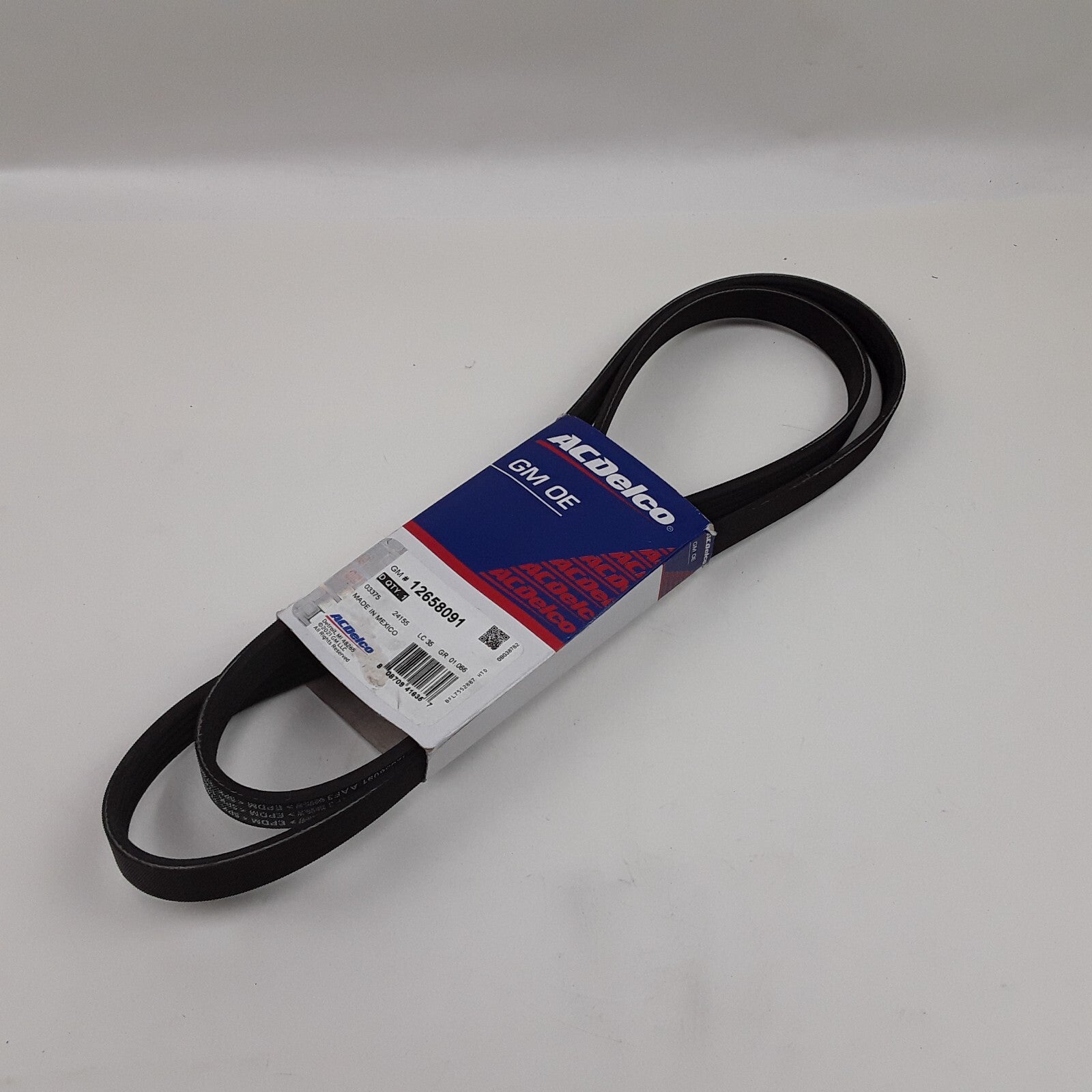 ACDelco 12658091 Serpentine Belt EPDM Fits Chevrolet Malibu 2016 2017 2018-2022