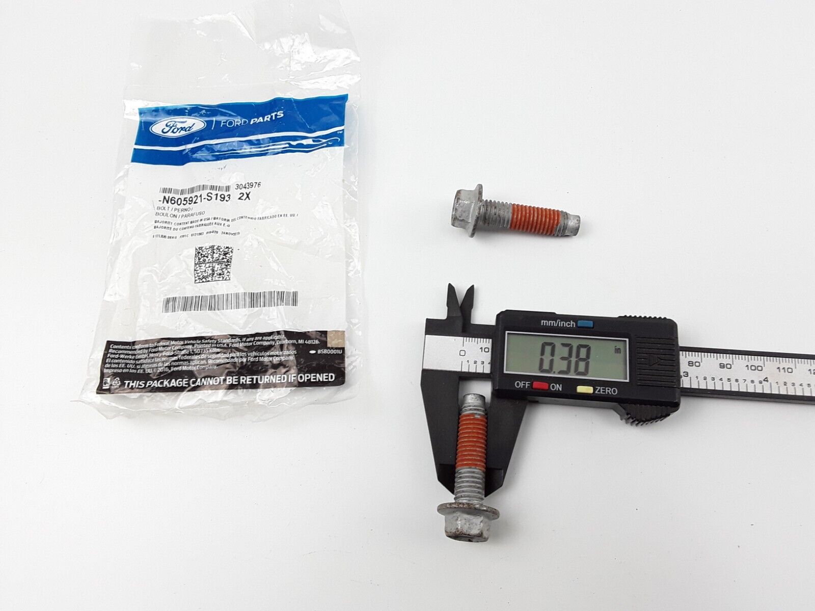 Genuine Ford Bolt N605921-S193 For 1999 2000-2010 F-250 F-350 F-450 Super Duty - HotCarParts