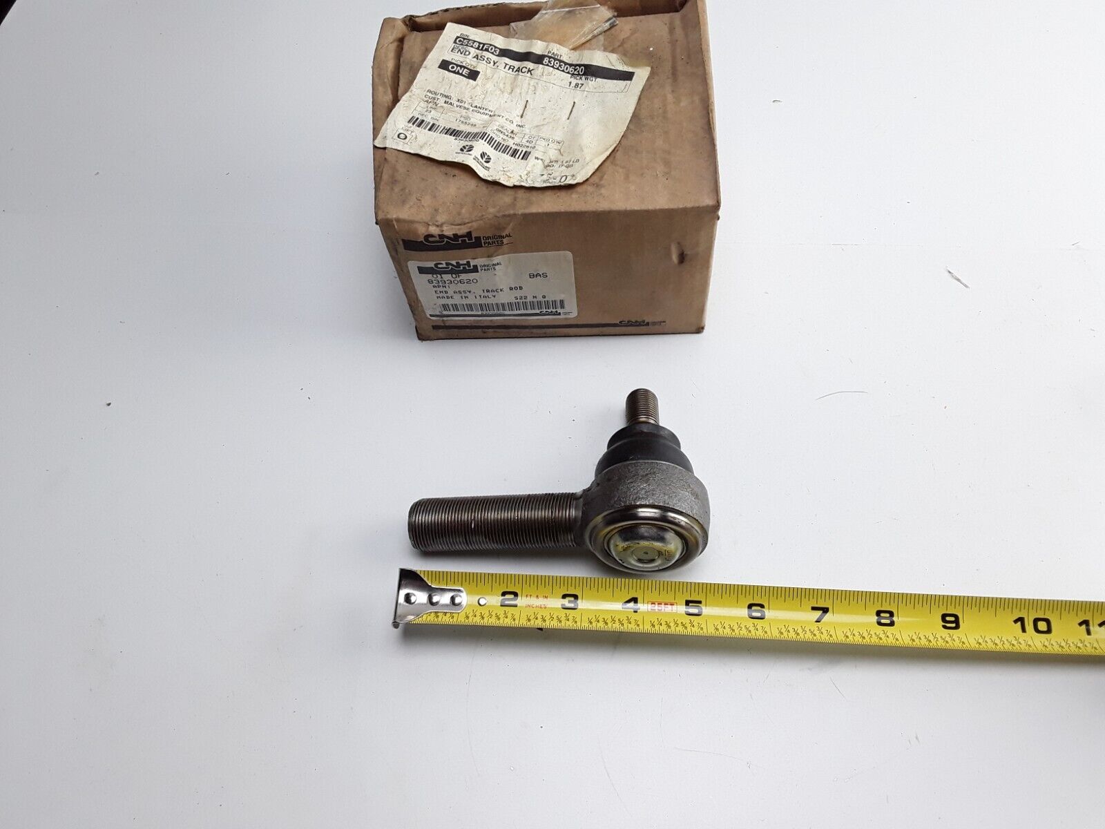 CNH 83930620 LH Inner Tie Rod End Fits Ford New Holland 250C 260C 345C 345D 445 - HotCarParts