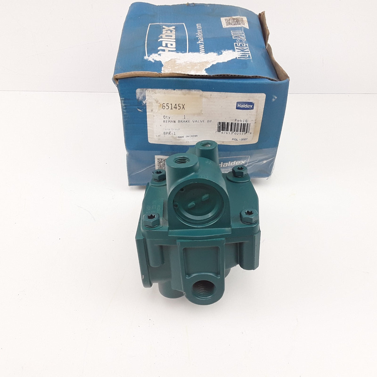 Haldex 65145X - Air Brake Relay Valve 4-Port Delivery, Core Group BPR-1