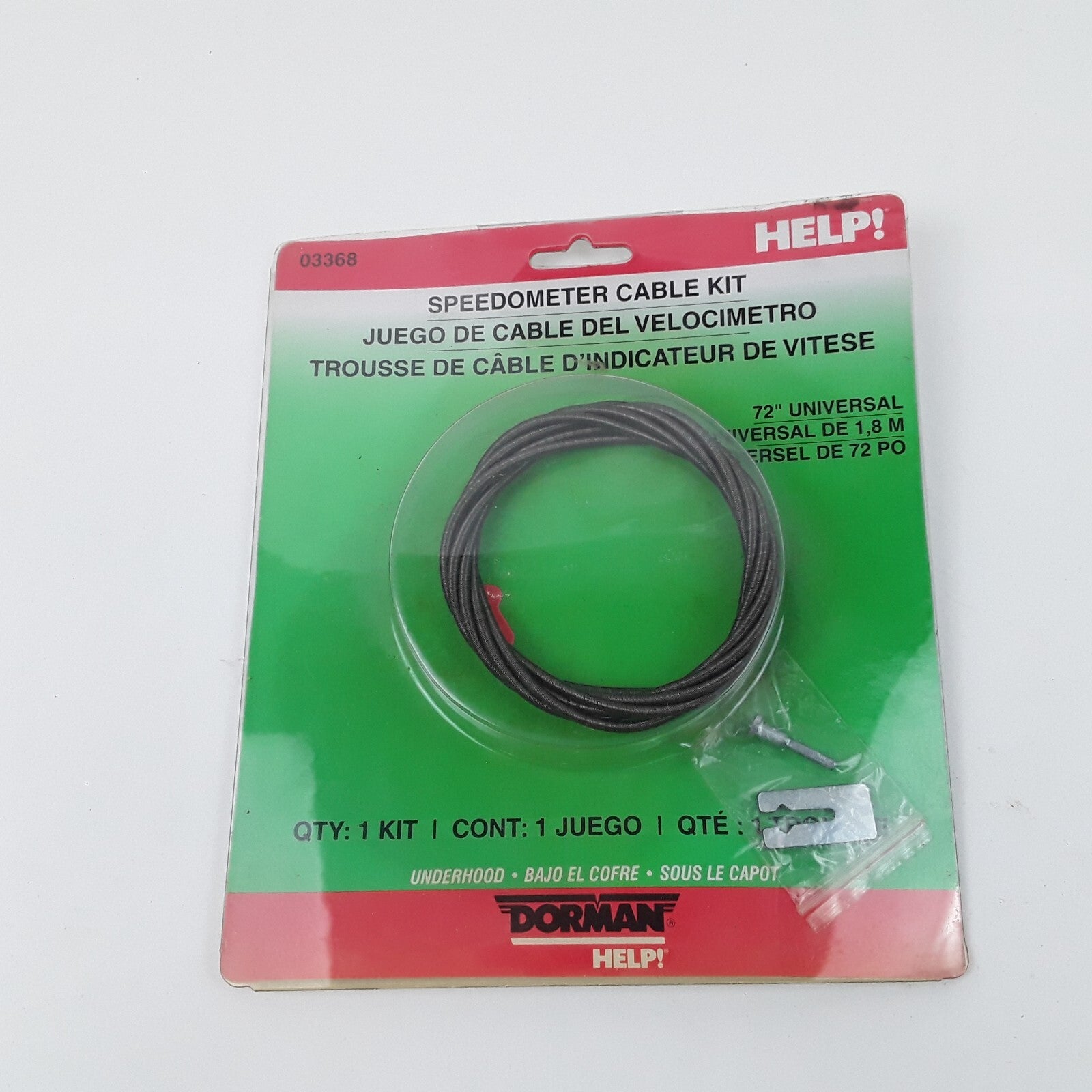 Dorman 03368 Speedometer Cable Kit Contains 72 in Cable 1 Tip & 1 Crimping Tool