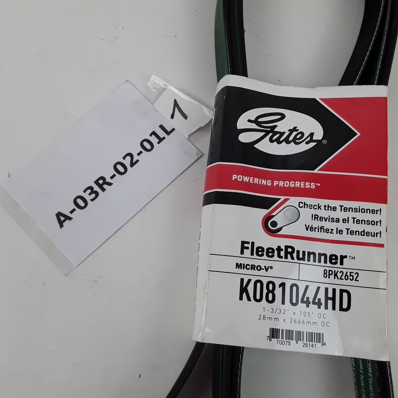 FleetRunner Micro-V Serpentine Drive Belt Fits Freightliner FS65 2002 2003 04 05