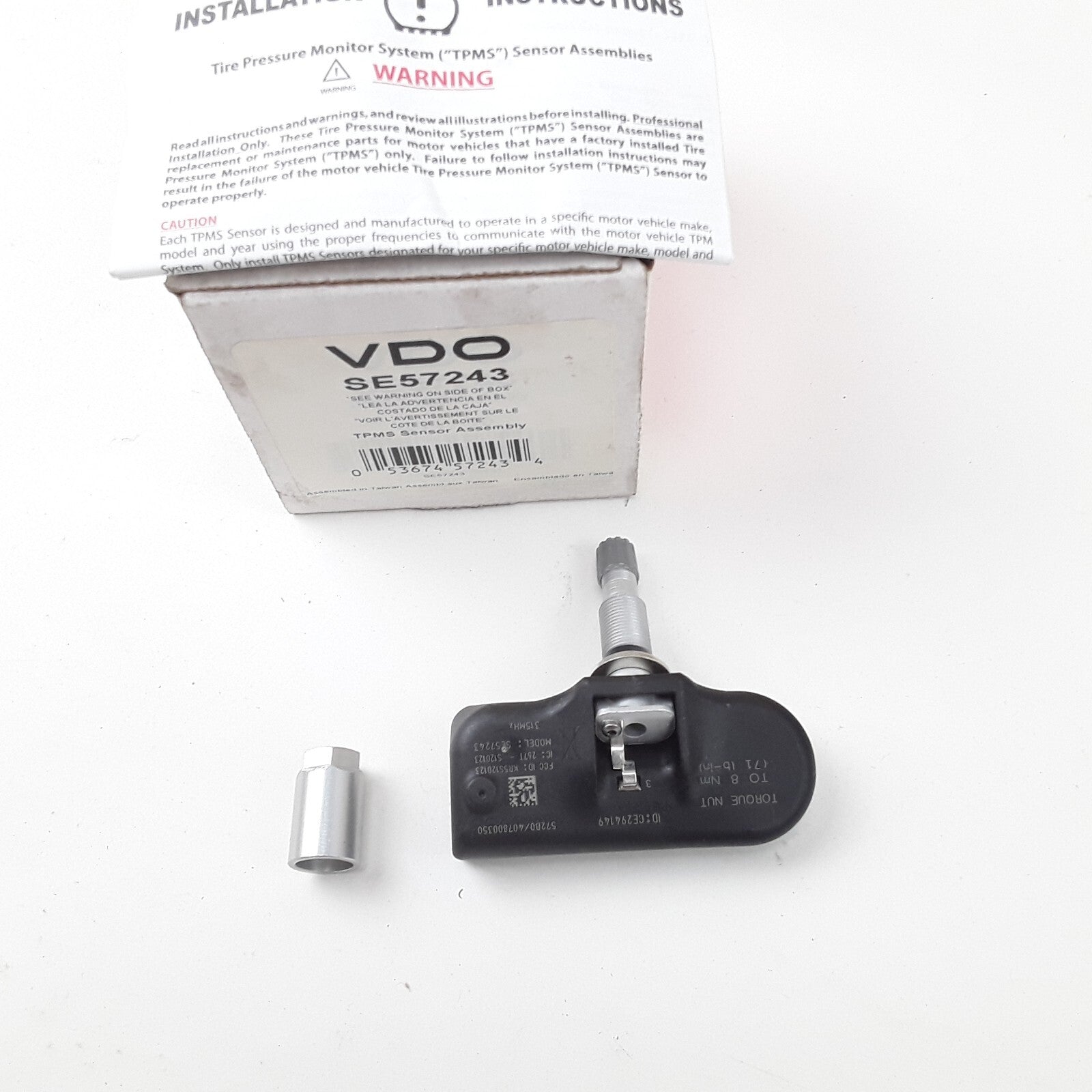 TPMS Sensor Fits Chrysler Pacifica Dodge Caravan 2004-2005 Ford E-150 2007-2008