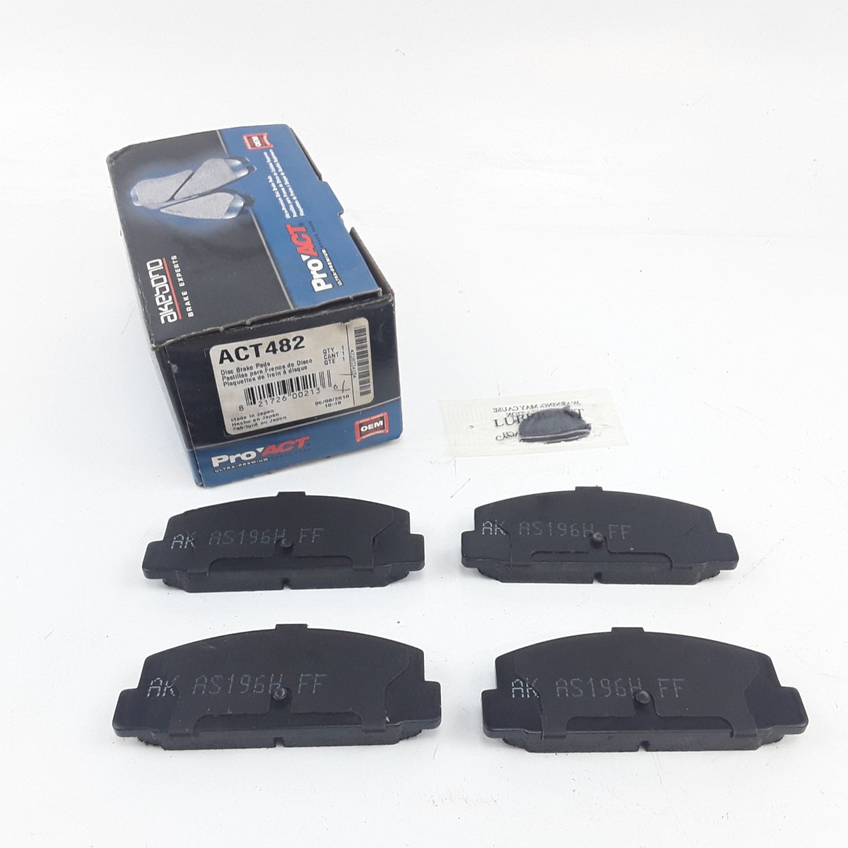 Disc Brake Pad Kit Fits Mazda 6 Protege RX-7 (1990-1991, 1993-1995, 2003-2005)