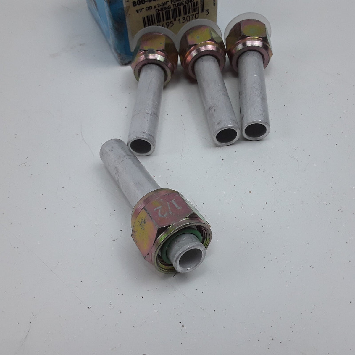 Dorman 800-962 Female External O-Ring Tube End 1/2 in OD x 2-3/4 in Set of 4