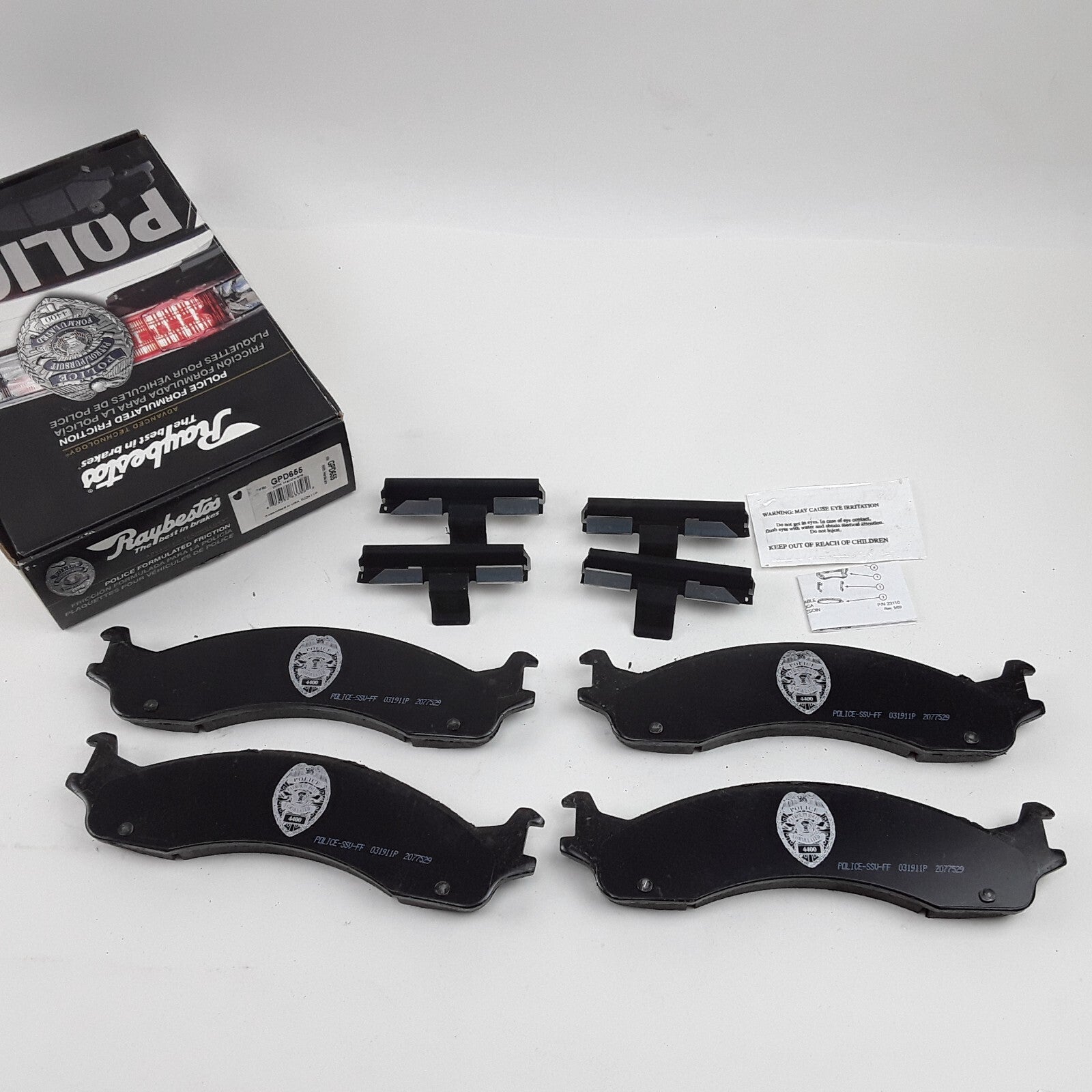 Front Brake Pad Set For Ford E-250 E-350 Econoline 1995 1996 1997 1998 1999 2000